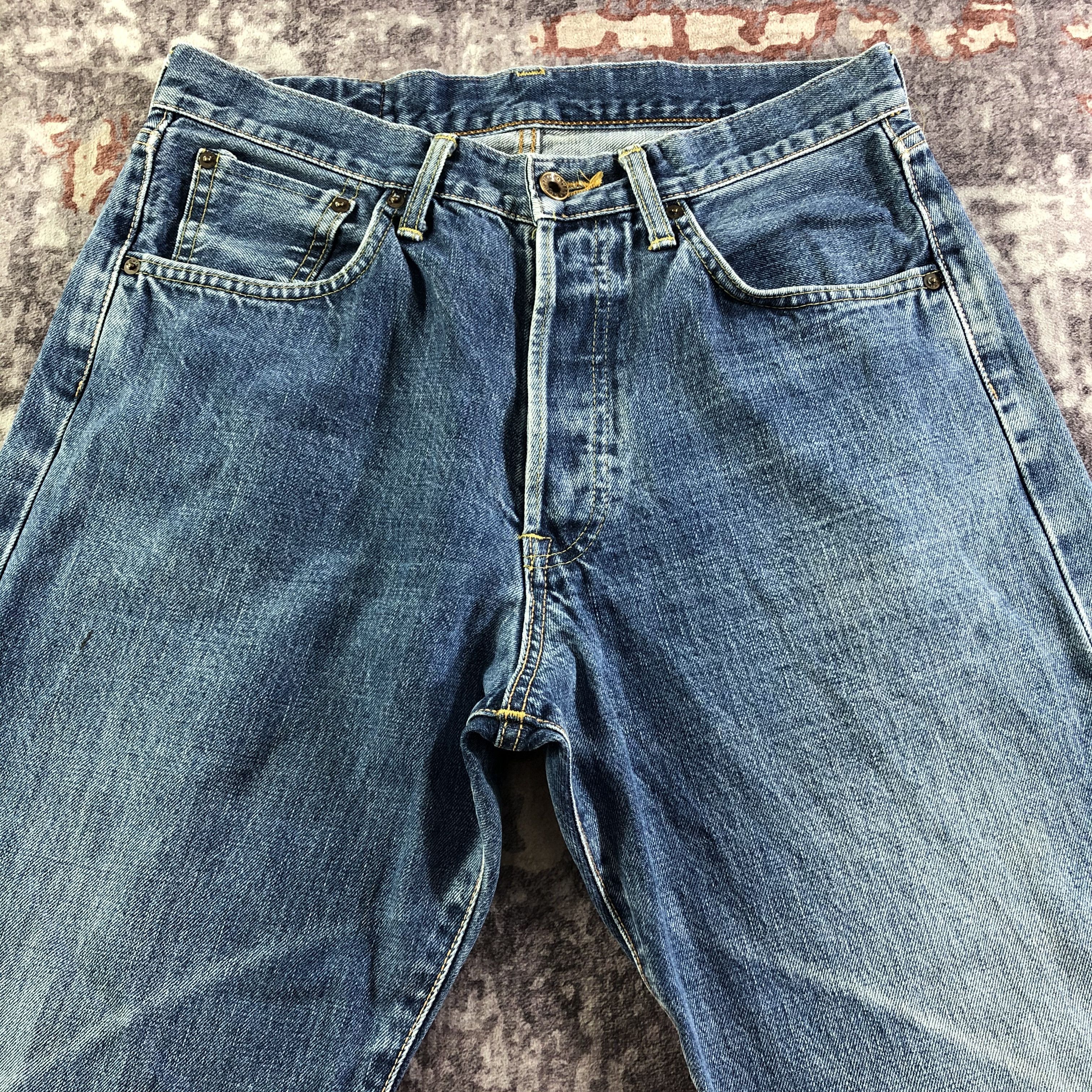 Edwin Vintage Blue Wash Edwin 505 Selvedge Jeans-JM3636 Size US 32 / EU 48 - 3 Thumbnail