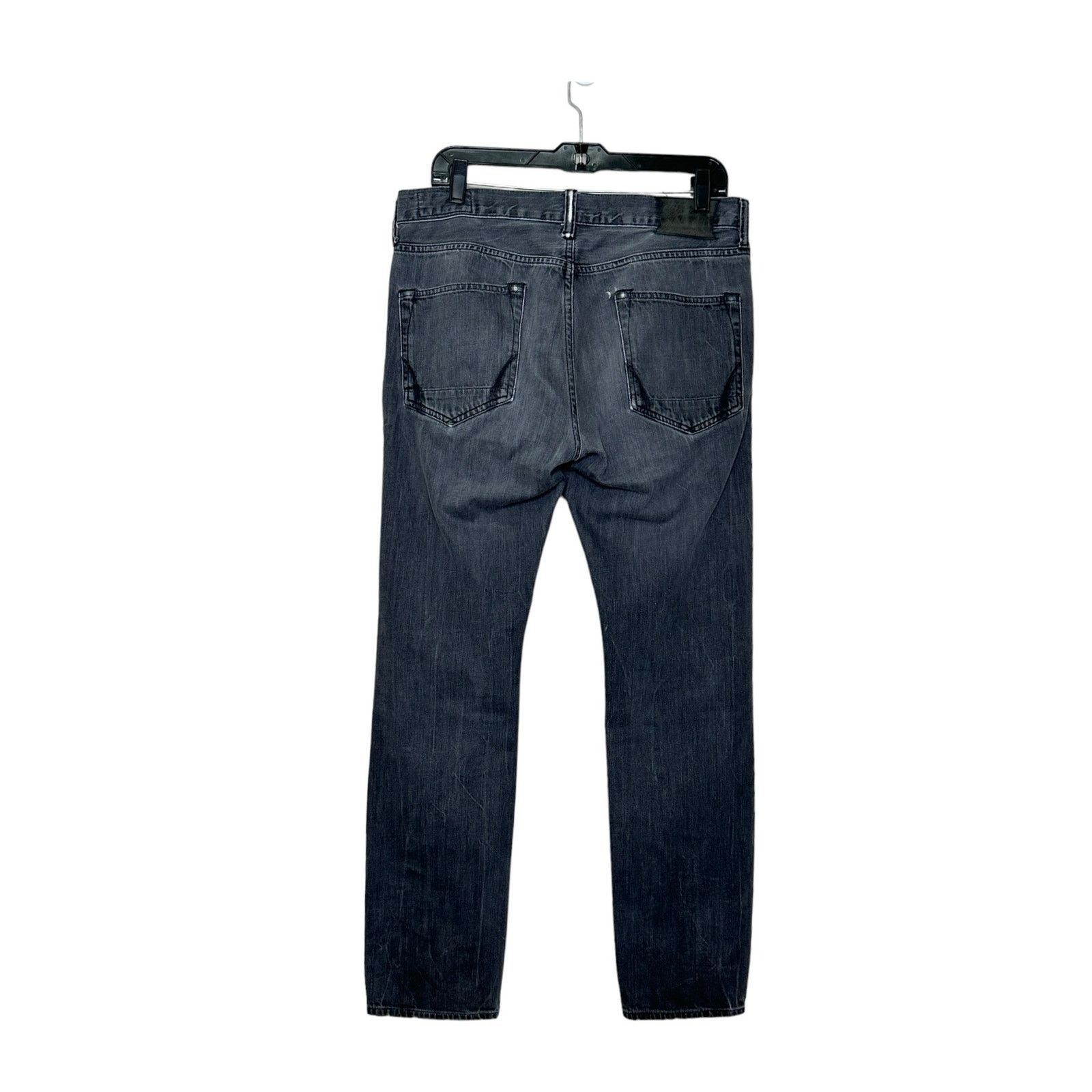 Allsaints All Saints 607 black wash straight leg jeans size 34 Size US 34 / EU 50 - 8 Thumbnail