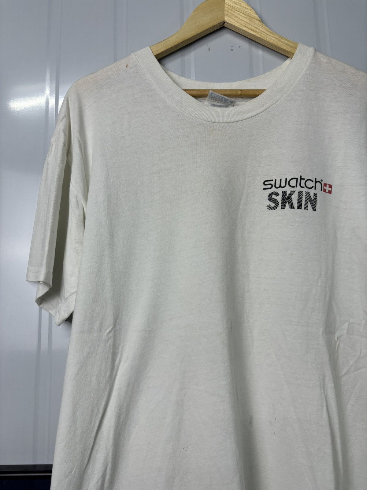 Swatch × Vintage RARE! Vintage 90’s Art Promo Swatch Am i Naked Size US L / EU 52-54 / 3 - 3 Thumbnail