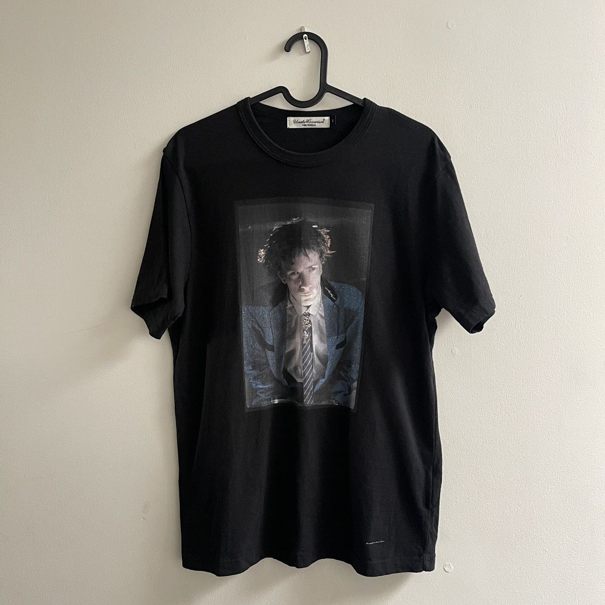 image of Undercover Johnny Rotten Portrait T Shirt in Black, Men's (Size Small)