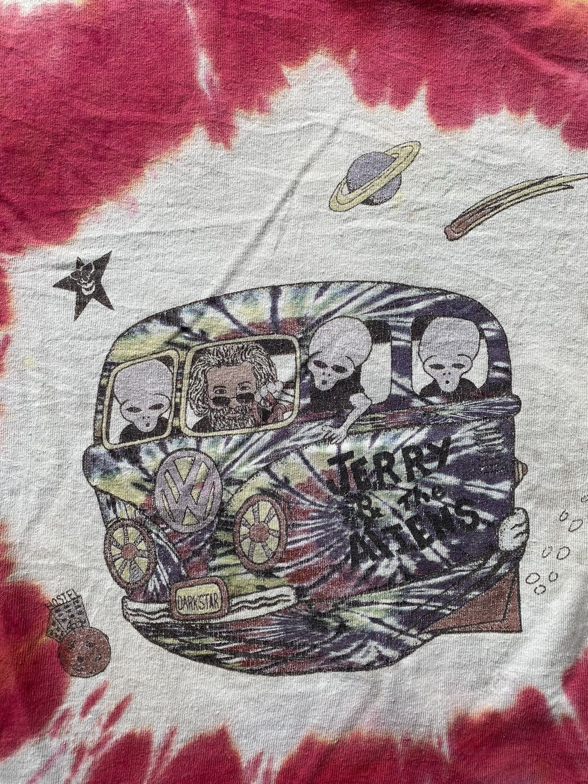 Band Tees × Grateful Dead × Vintage Vintage 2000s Jerry Garcia And The Aliens T Shirts Size US XL / EU 56 / 4 - 3 Thumbnail