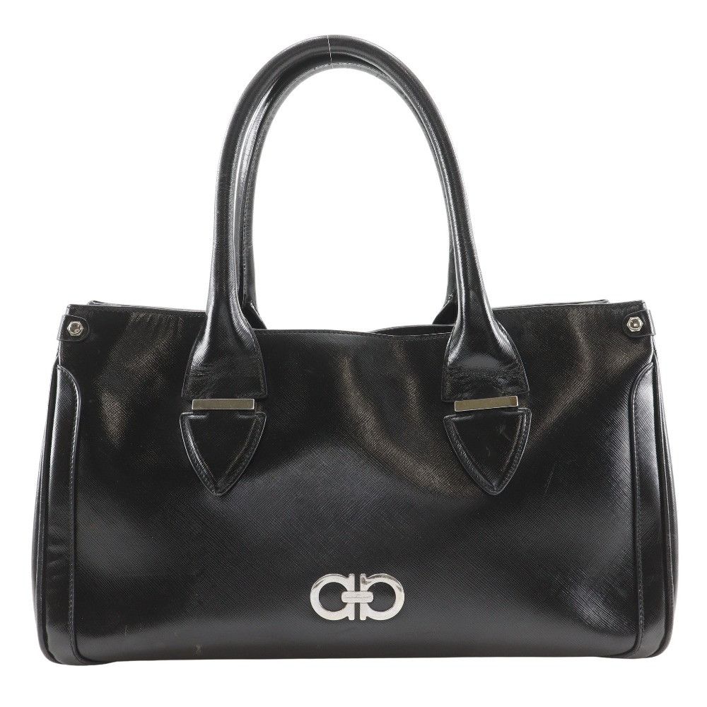 Salvatore Ferragamo Salvatore Ferragamo Salvatore Ferragamo Gancini Calf Tote Bag Leather Tote Bag DY-21 7814 DUTY FREE for USA Size ONE SIZE - 1 Thumbnail