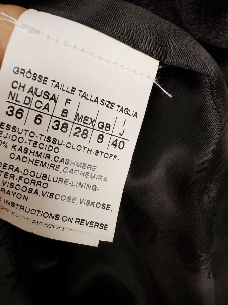 Max Mara Max Mara Grey cashmere coat Size L / US 10 / IT 46 - 4 Thumbnail