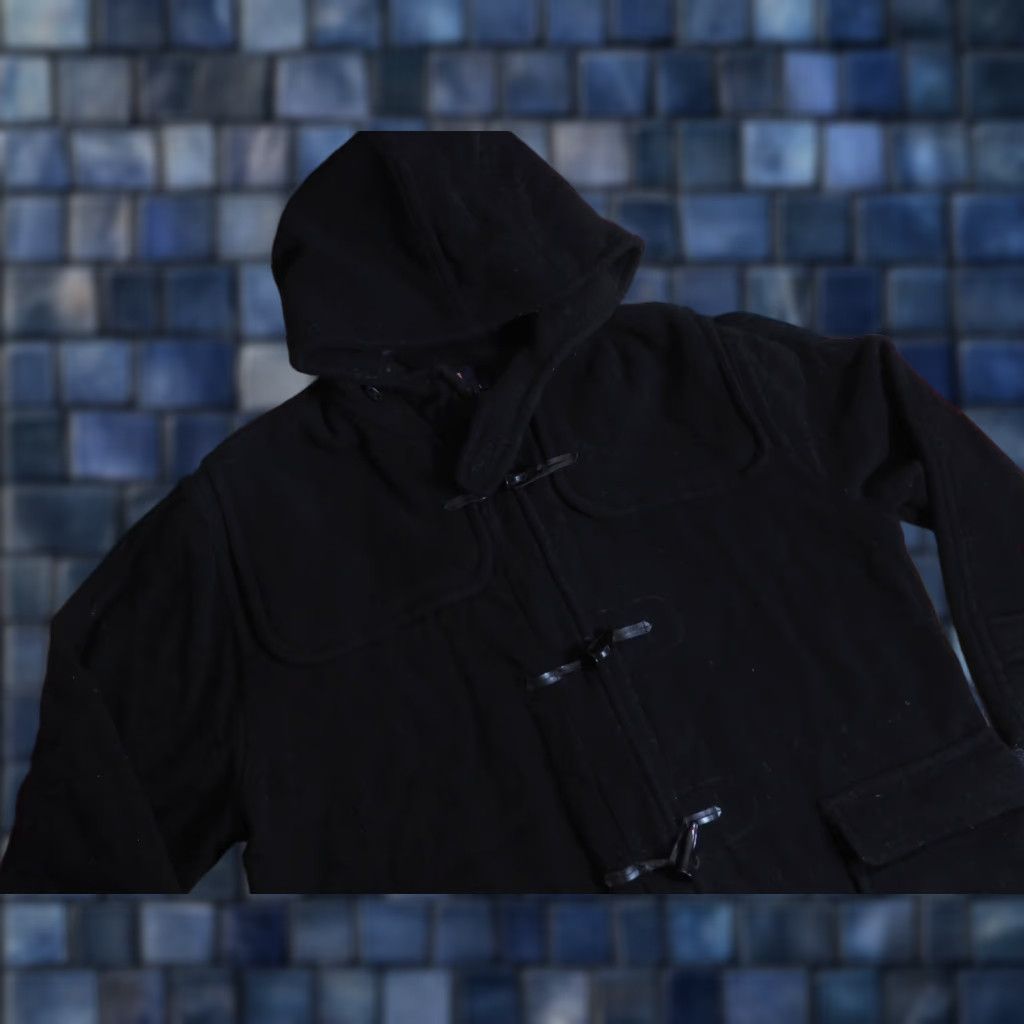 Ralph Lauren VTG Chaps Ralph Lauren Black Wool Blend Toggle Duffle Hooded Overcoat Mens L Size US L / EU 52-54 / 3 - 1 Thumbnail