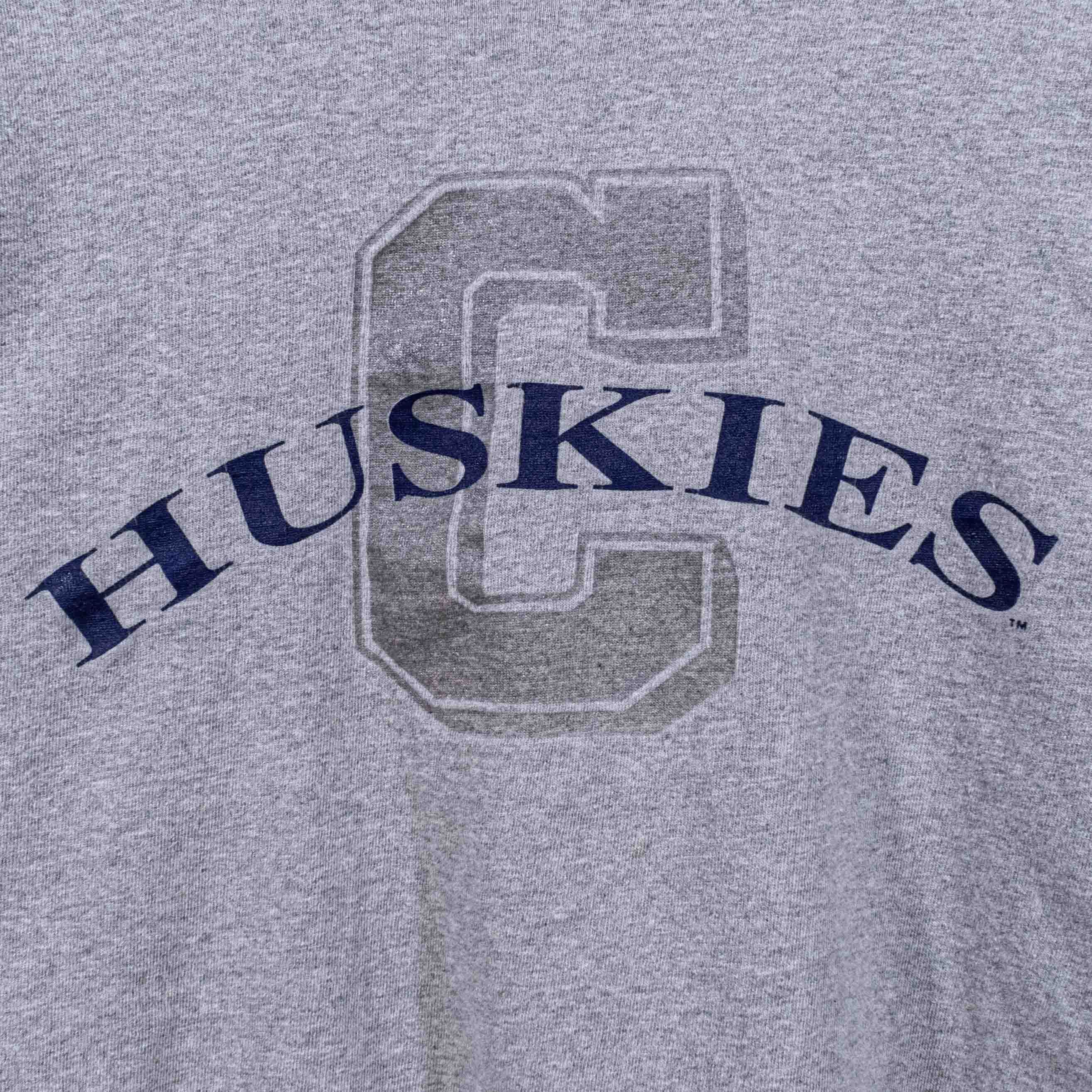 Champion × Vintage UCONN Huskies Champion T-Shirt Long Sleeve Connecticut Size US M / EU 48-50 / 2 - 4 Thumbnail
