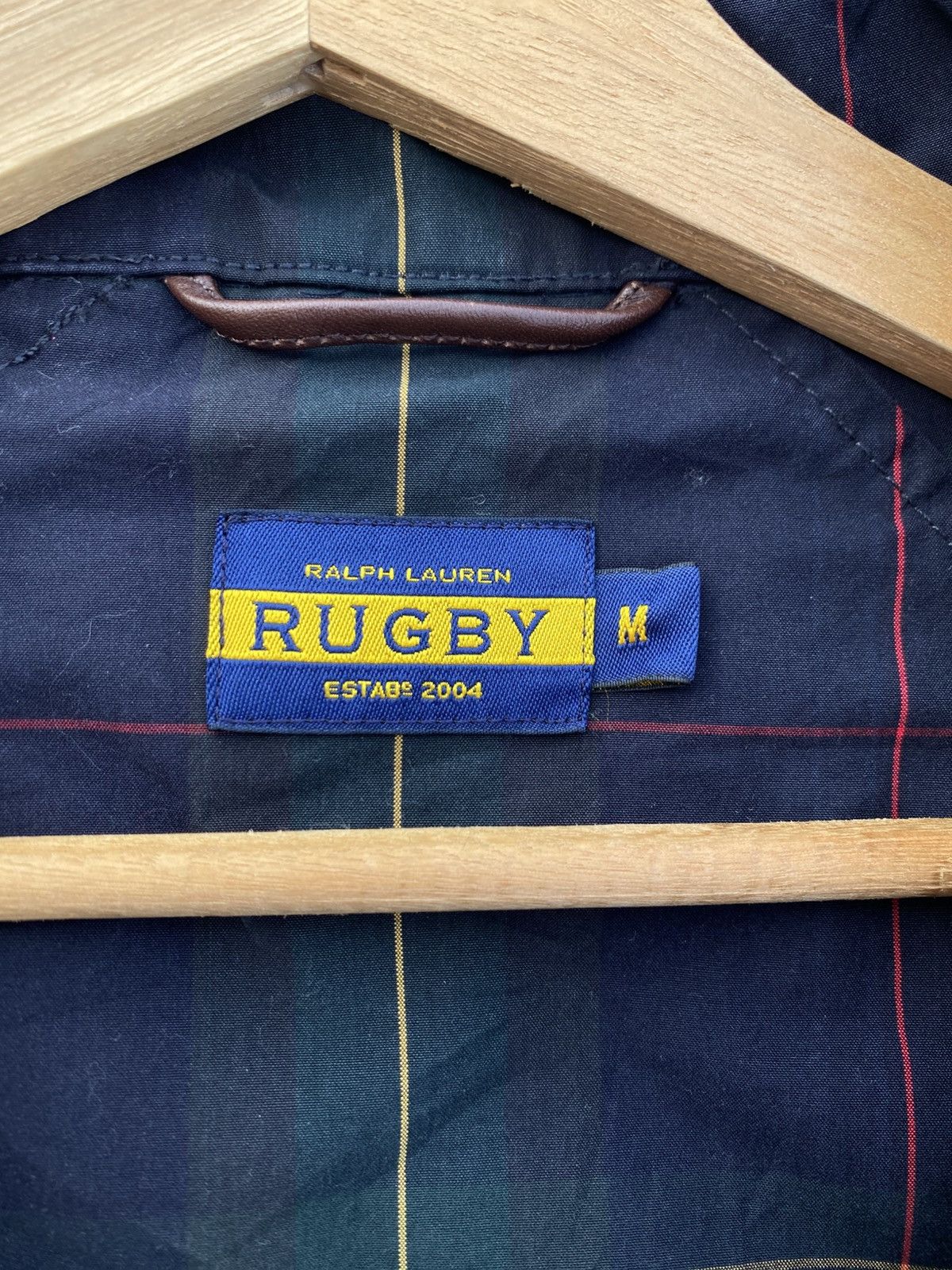 Ralph Lauren Vintage Polo Ralph Lauren Plaid Waxed Twill Balmacaan Coat Size US M / EU 48-50 / 2 - 11 Thumbnail