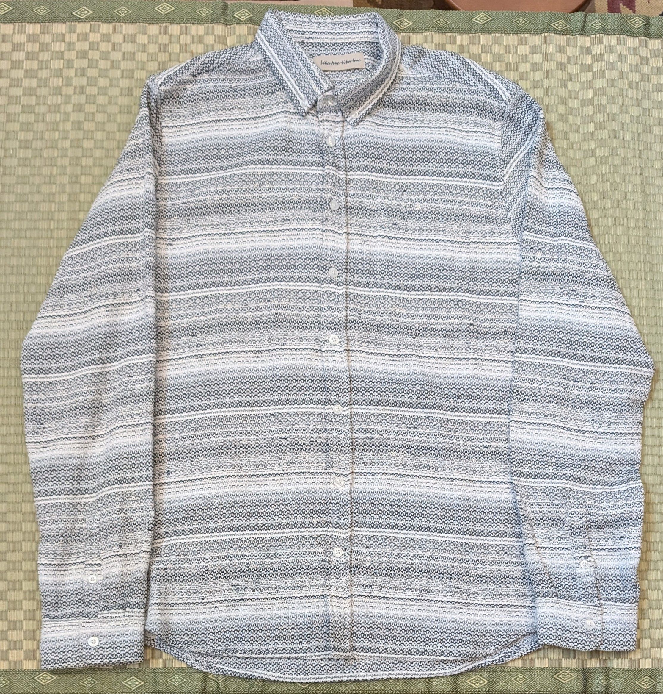 Libertine-Libertine Libertine-Libertine Hunter LS Textured Button Up Shirt Size US XL / EU 56 / 4 - 1 Thumbnail