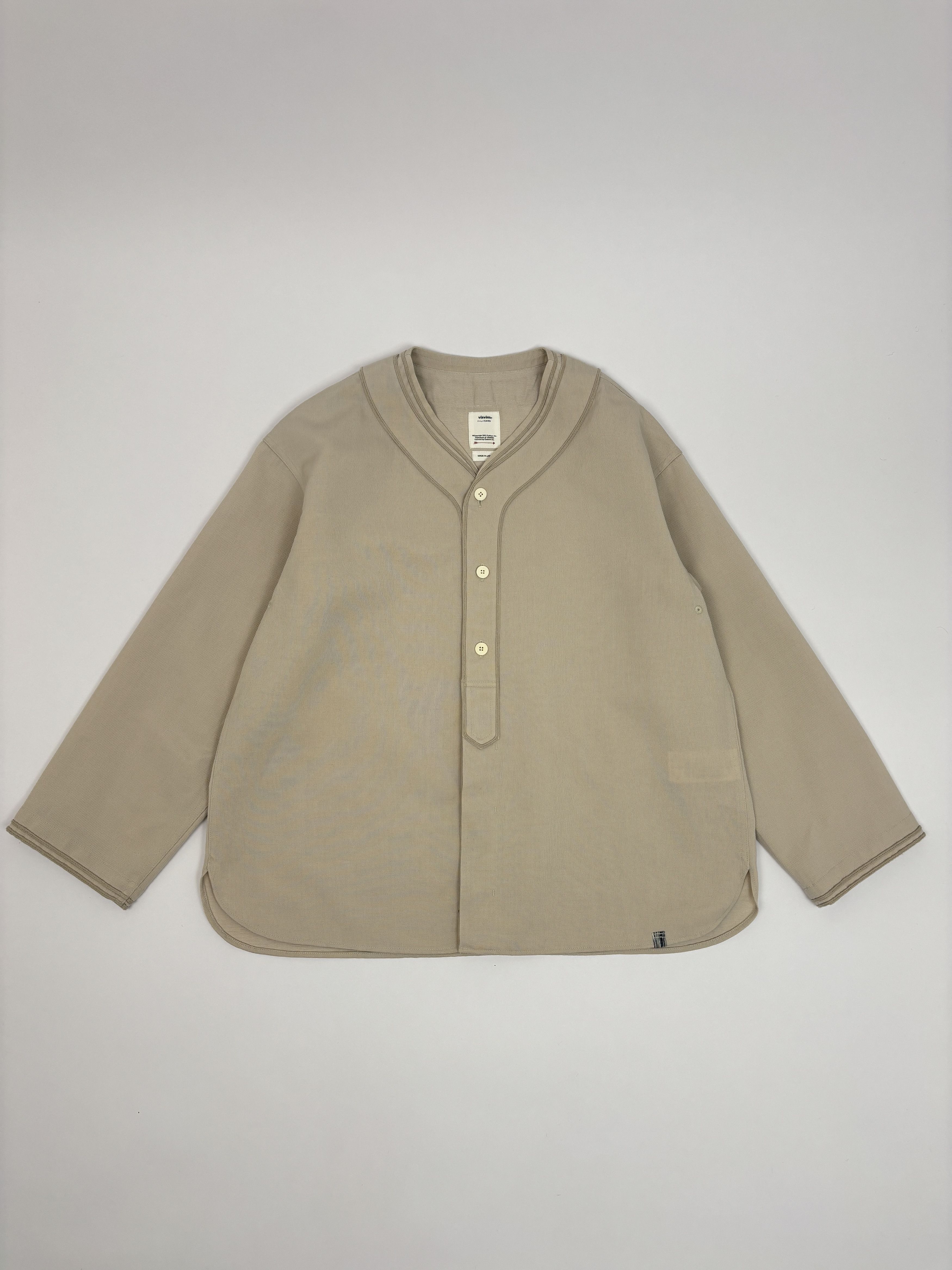 Visvim Visvim Dugout Shirt L/S (W/L Pique) Size US M / EU 48-50 / 2 - 1 Thumbnail