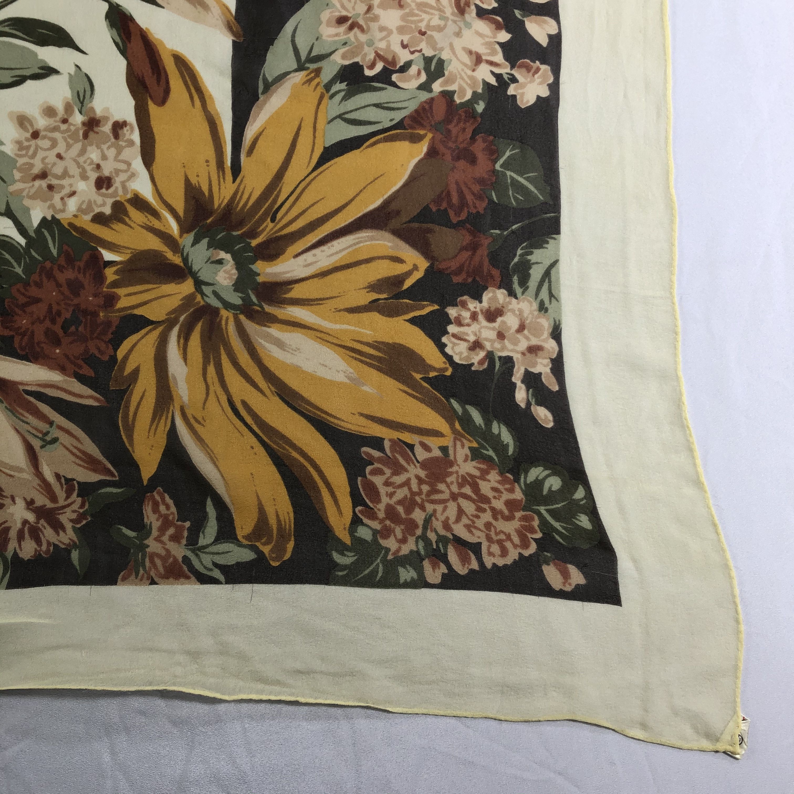 Vintage Vintage Silk Scarf Size ONE SIZE - 4 Thumbnail