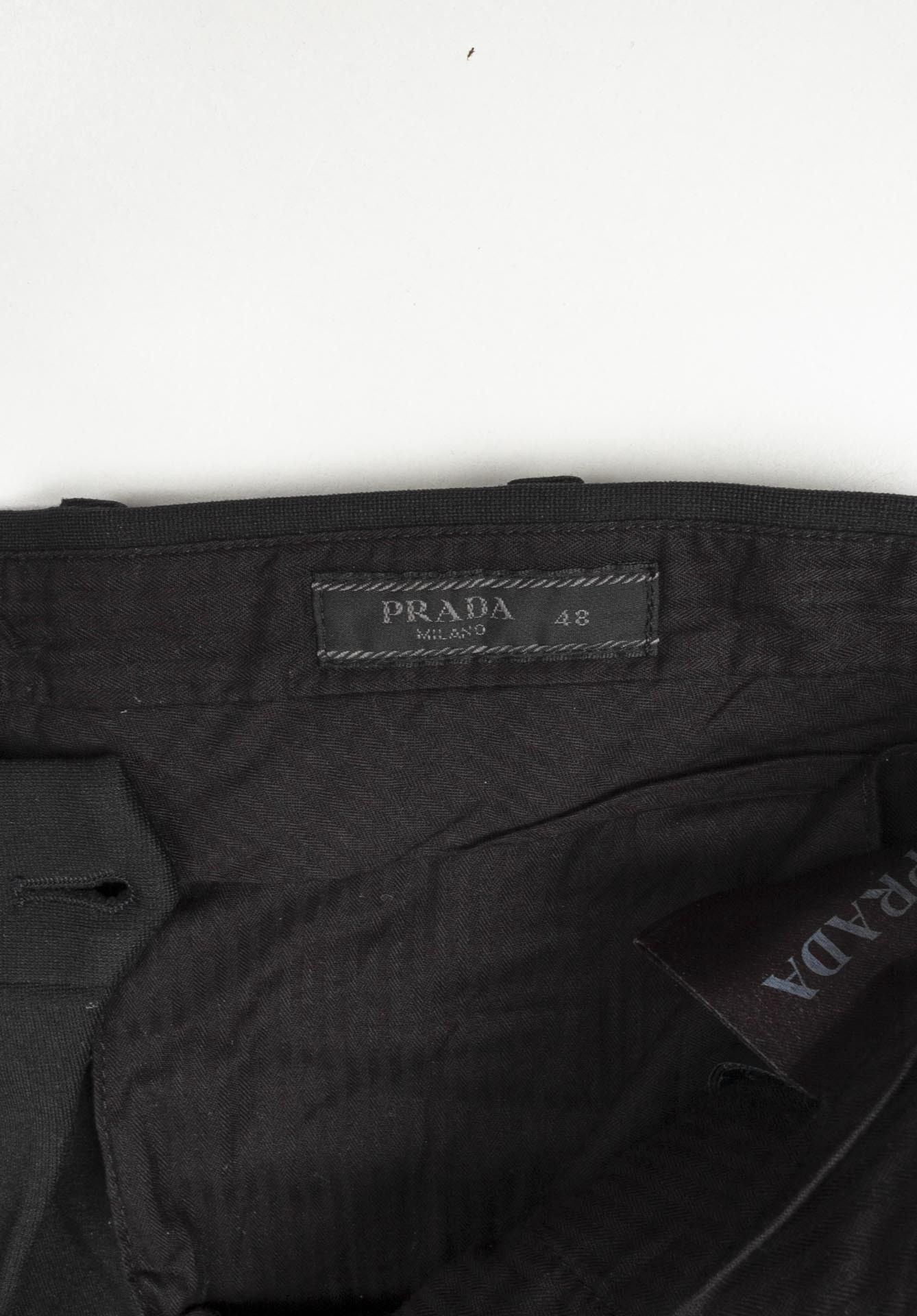 Prada Prada Formal Men Pants Mixed Fabric Trousers Size ITA48/M Size US 32 / EU 48 - 5 Thumbnail