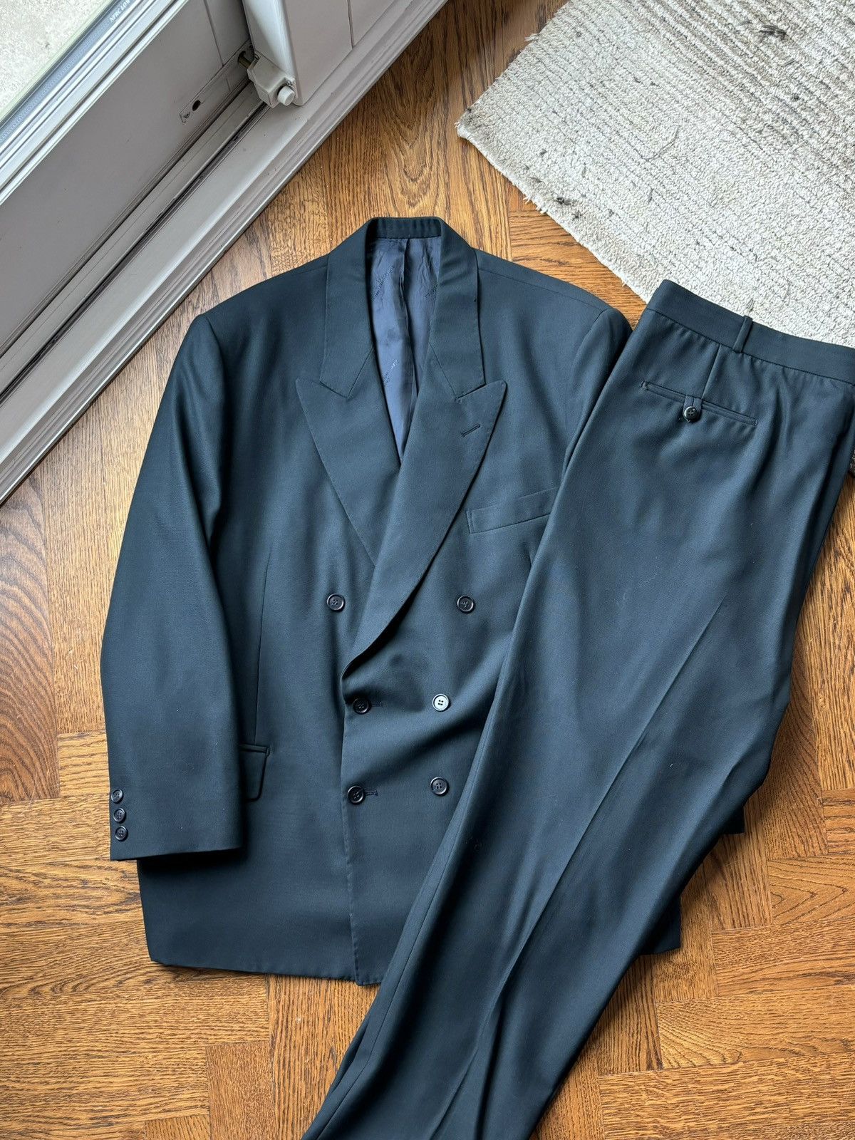Ermenegildo Zegna × Vintage × Z Zegna Vintage Ermenegildo Zegna Double Brested Two Piece Suit XL Size 48L - 1 Thumbnail