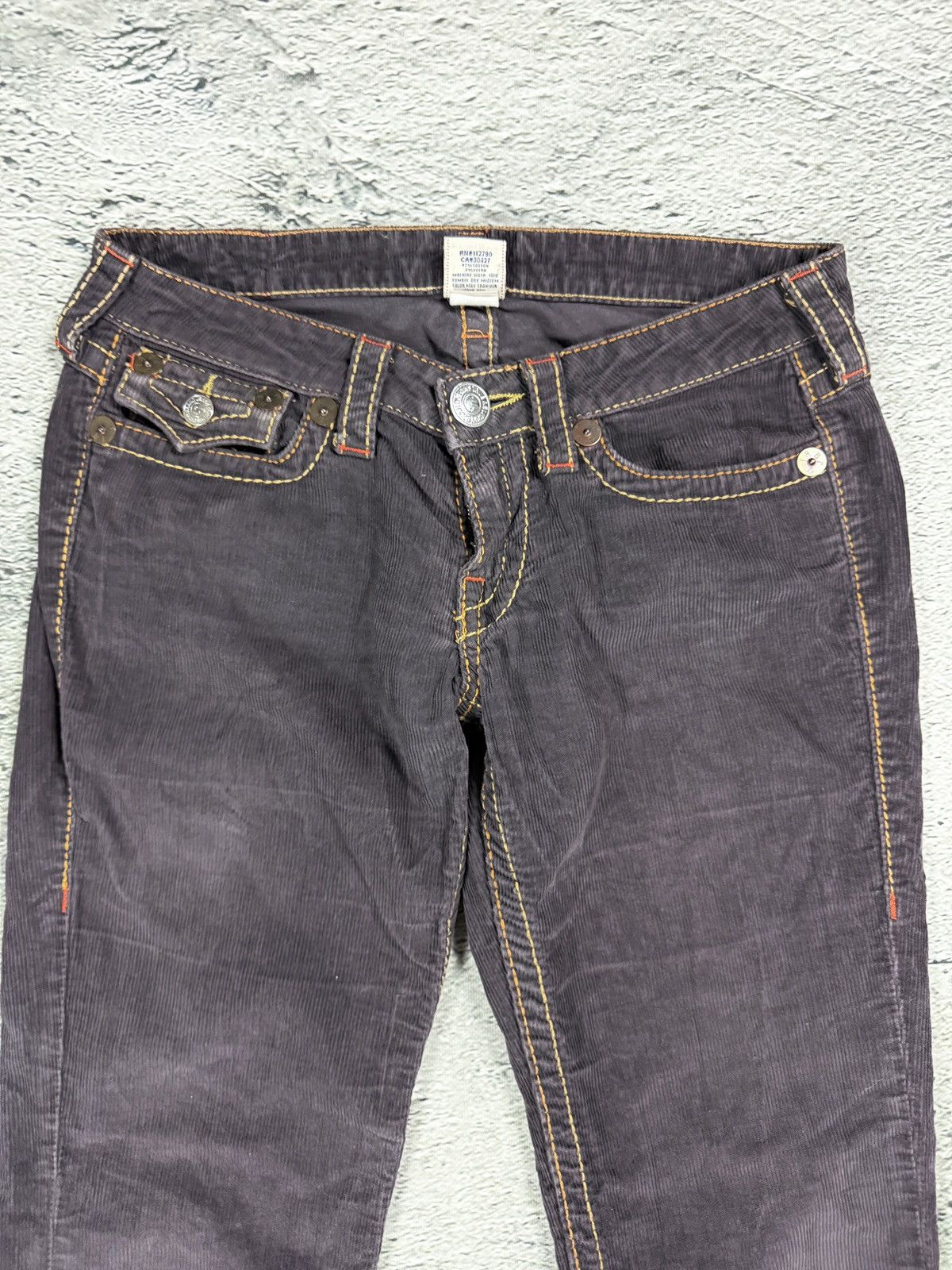 True Religion True Religion Billy Big T jeans cords corduroy pants flared Size US 29 - 7 Thumbnail