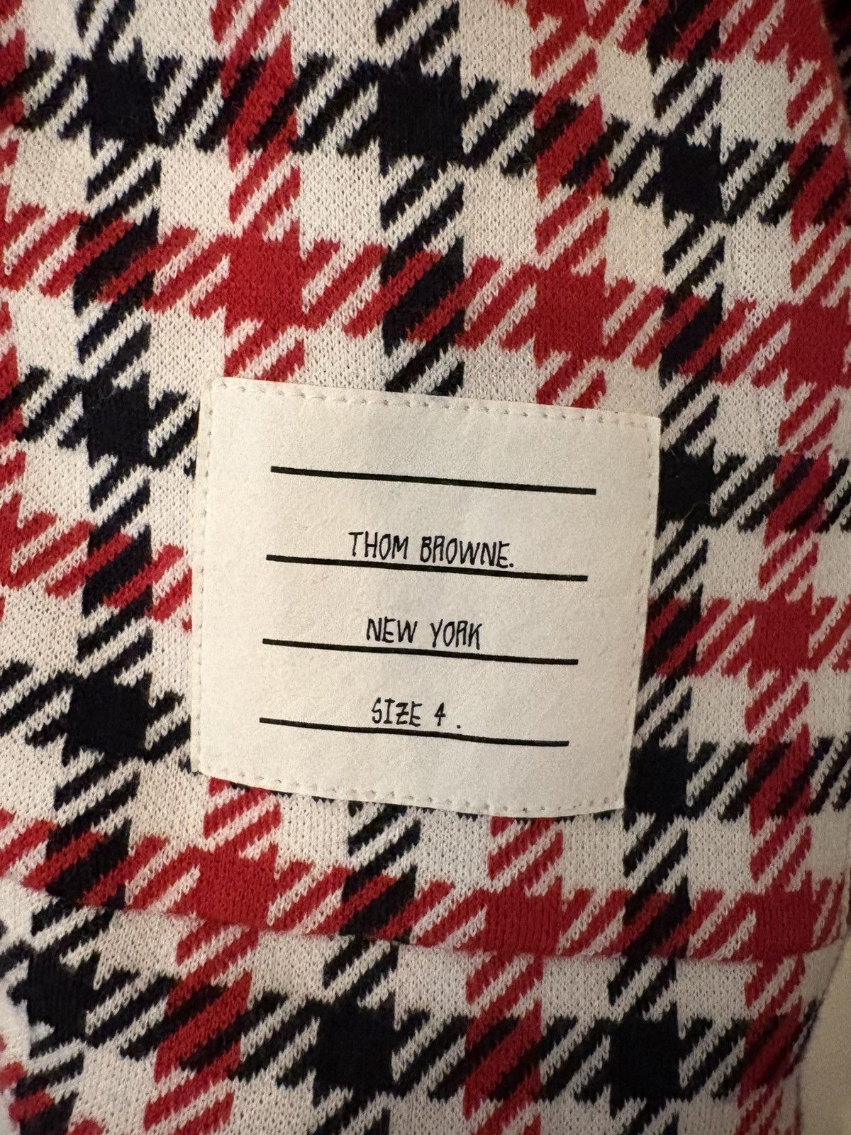Thom Browne Gunclub Check Jacquard Zip-Up Hoodie Size US L / EU 52-54 / 3 - 4 Thumbnail