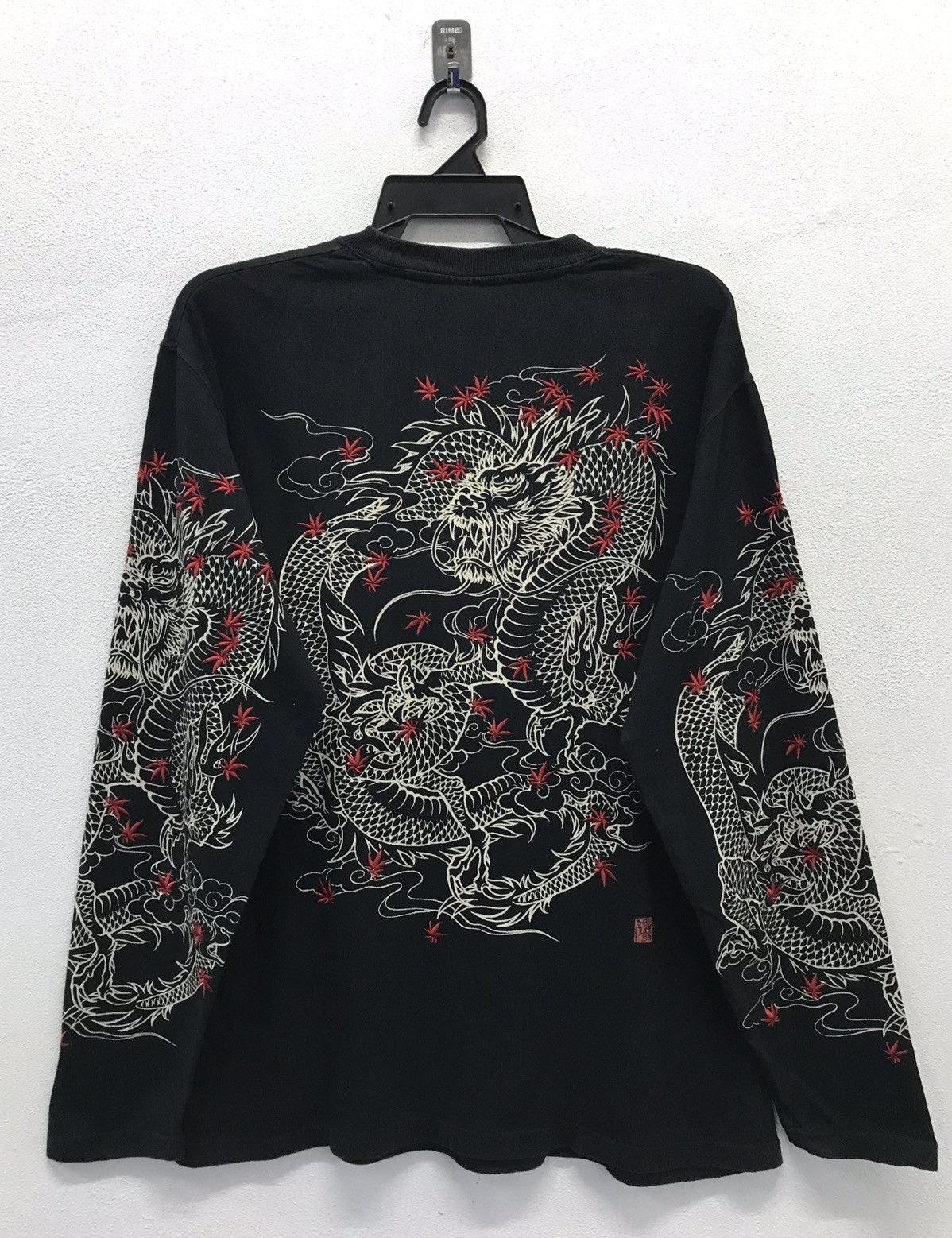 Japanese Brand × Vintage Vintage Japanese Dragon Sukajan Long Sleeve Shirt Size US L / EU 52-54 / 3 - 1 Thumbnail