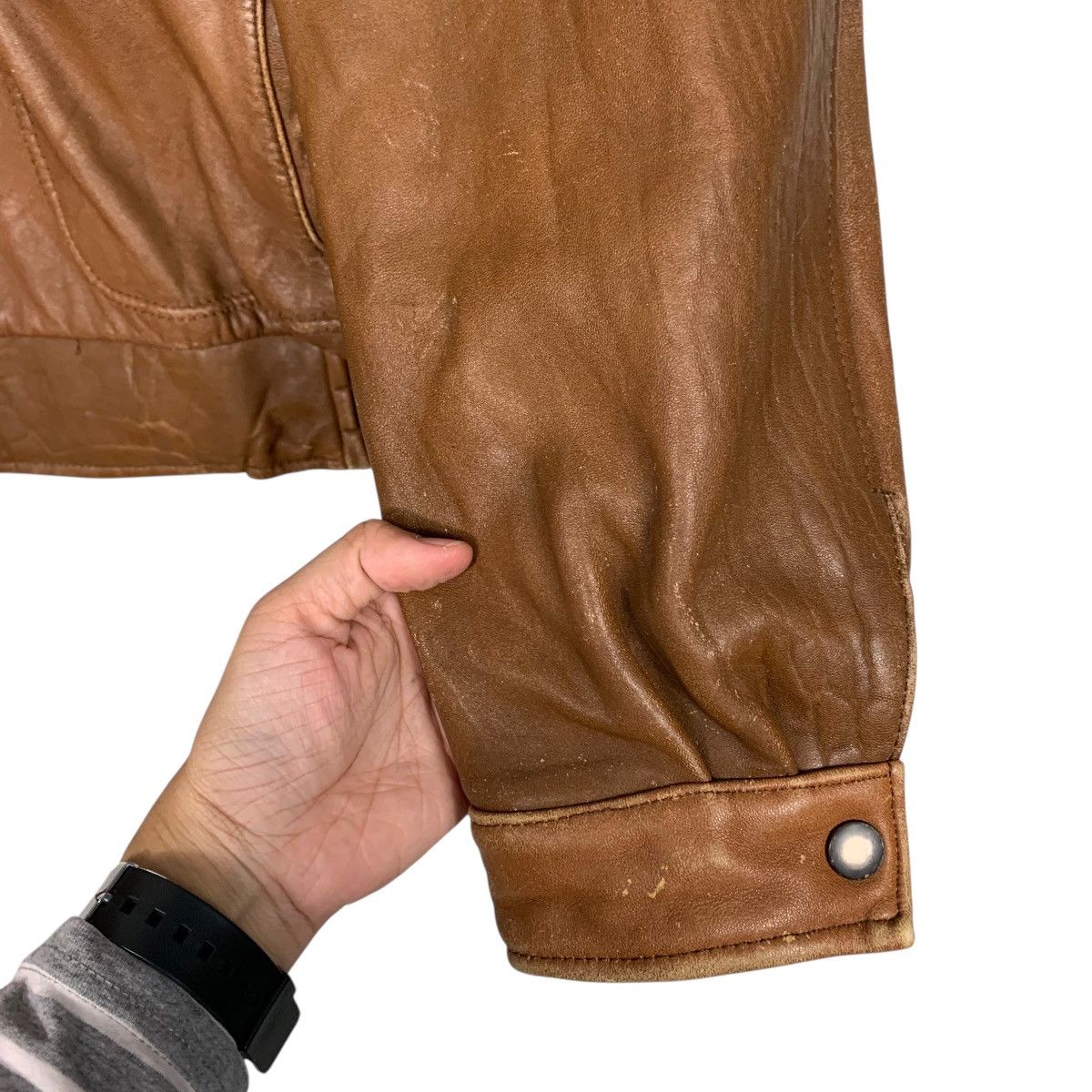 Japanese Brand Japanese Brand Motorcycle Riding Leather Jacket Size US M / EU 48-50 / 2 - 13 Thumbnail