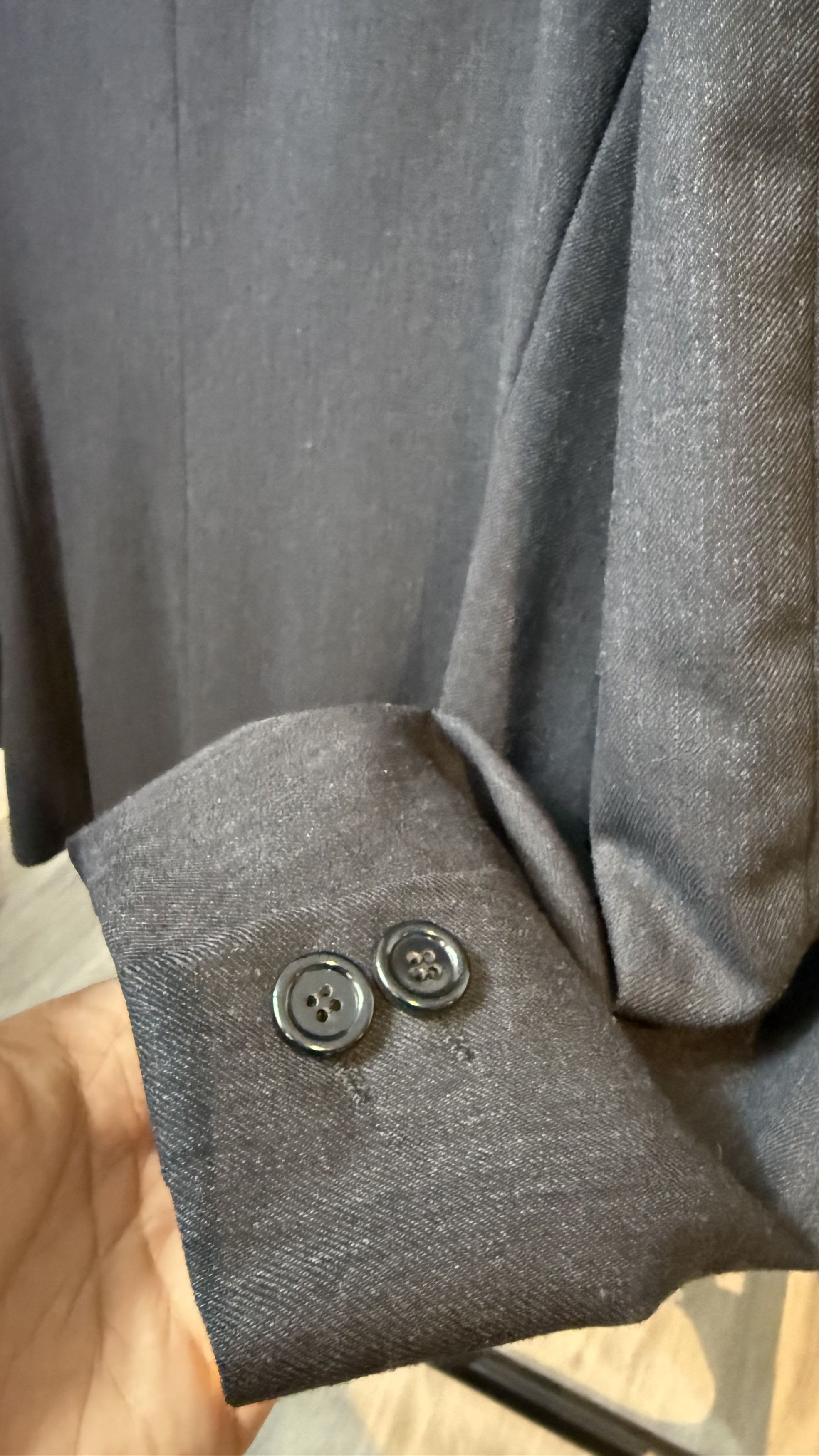 Dolce & Gabbana Dolce & Gabbana men's anthracite wool suit jacket Size 46R - 9 Thumbnail
