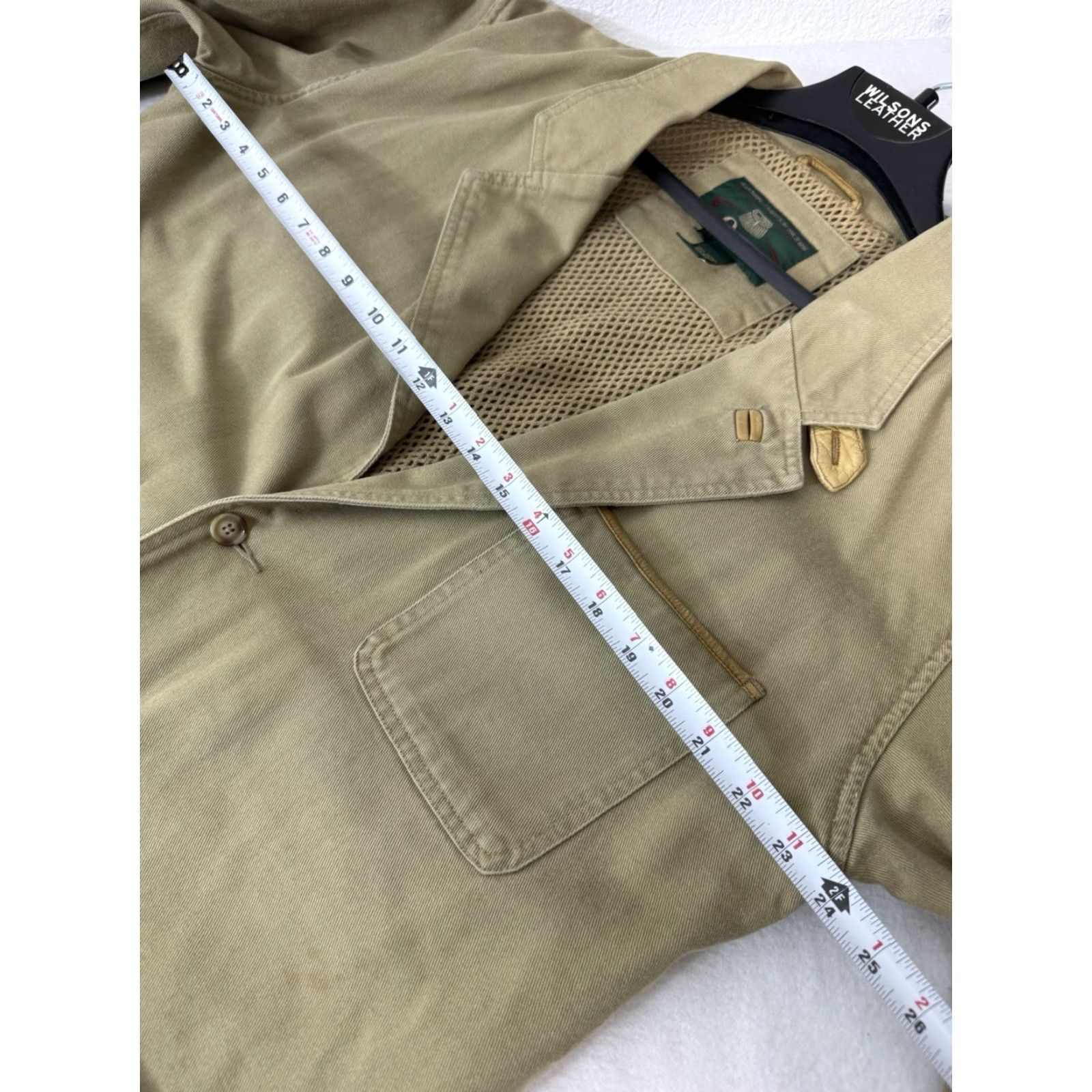 Orvis VINTAGE Orvis Jacket Field Mens Brown Khaki Large L Adult Mens Coat Handbags? Size US L / EU 52-54 / 3 - 5 Thumbnail