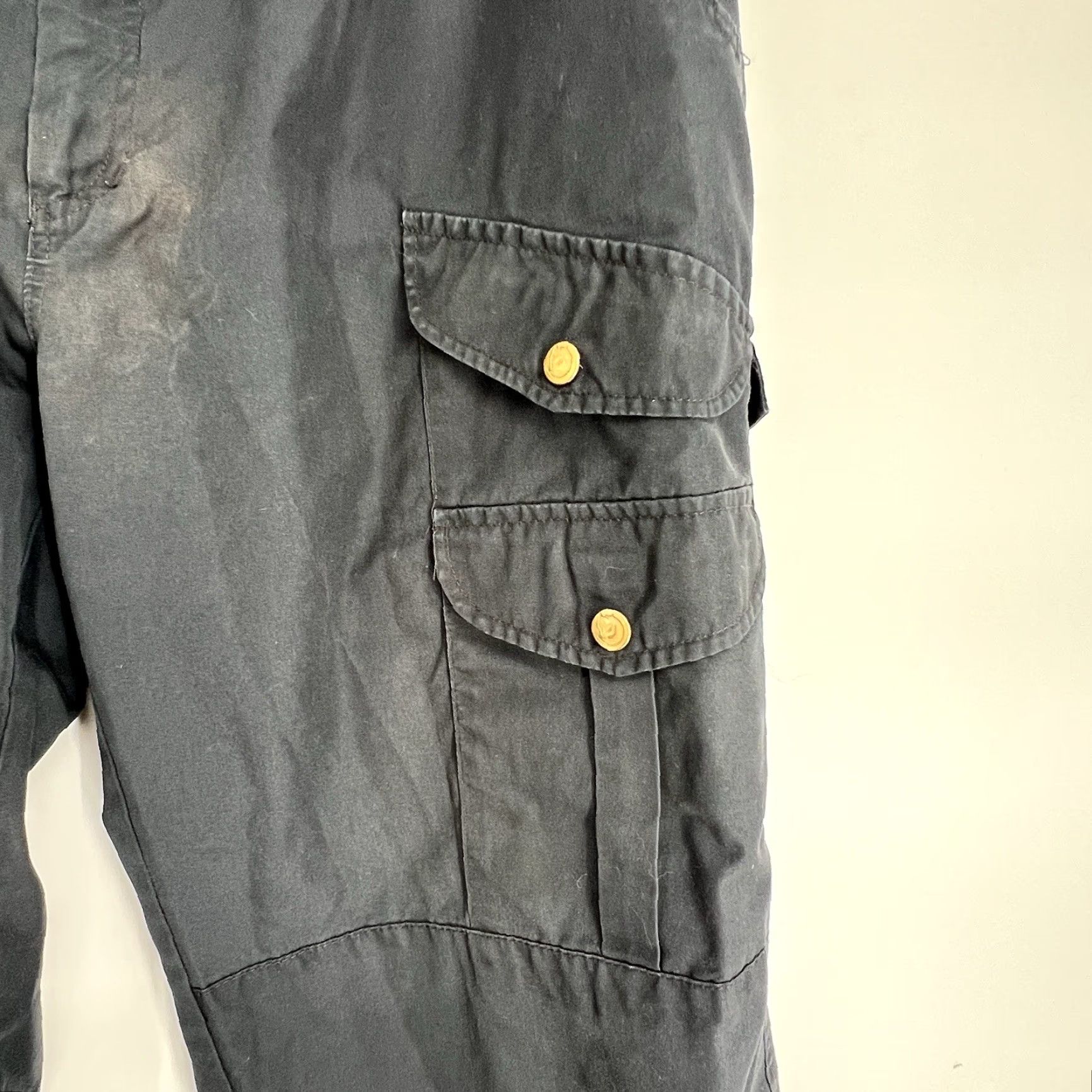 Vintage VINTAGE Fjällräven G-1000 Pants Mens 38x30 Dark Blue Cotton Polyester Regular Straight 5-Pocket Cargo Logo Ham? Size US 38 / EU 54 - 5 Thumbnail