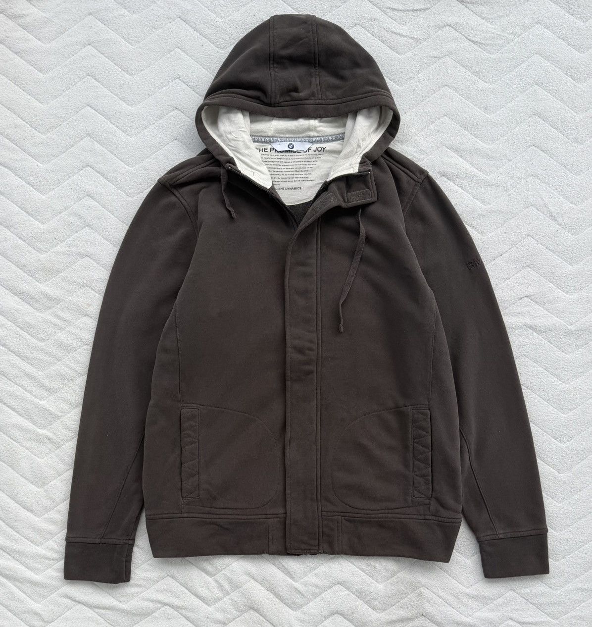 BMW BMW Embroidered Logo Zip Up Hoodie Size L Size US L / EU 52-54 / 3 - 14 Thumbnail