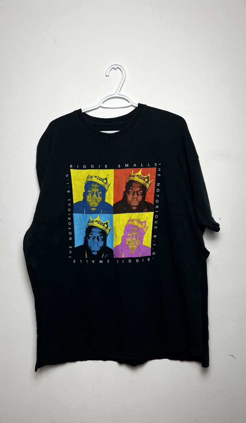 Rap Tees × Vintage Black Biggie Smalls Rap Tee Size US XL / EU 56 / 4 - 1 Thumbnail