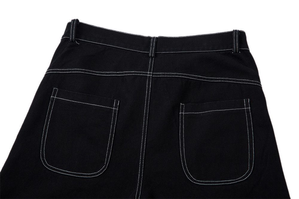 Jean Men's vintage patchwork flame embroidered jeans Size US 32 / EU 48 - 6 Thumbnail