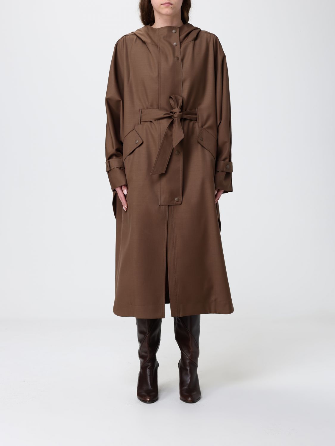 Max Mara Max Mara Jacket Woman Brown Size M / US 6-8 / IT 42-44 - 1 Thumbnail
