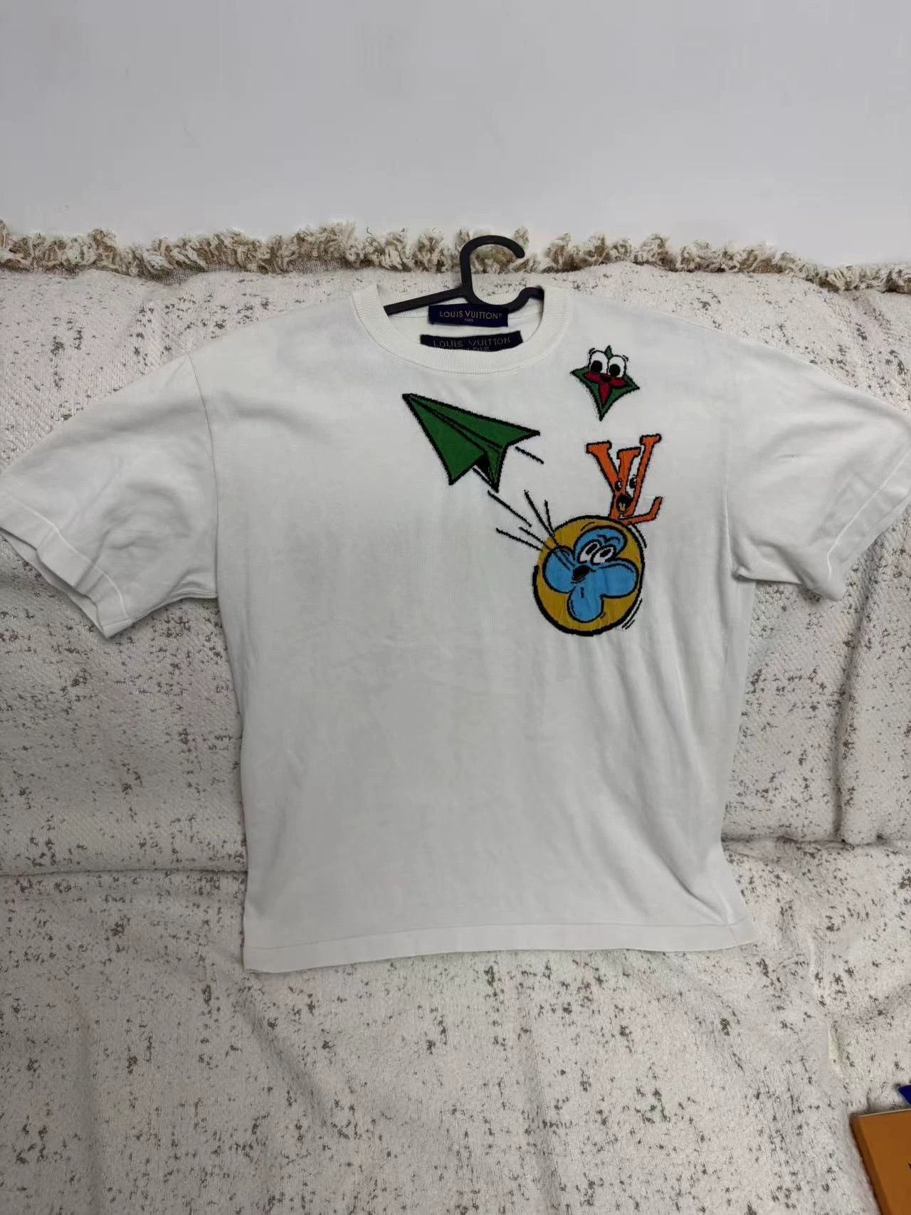 Louis Vuitton LV Cartoon Short Sleeve T-Shirt M Size M / US 6-8 / IT 42-44 - 1 Thumbnail