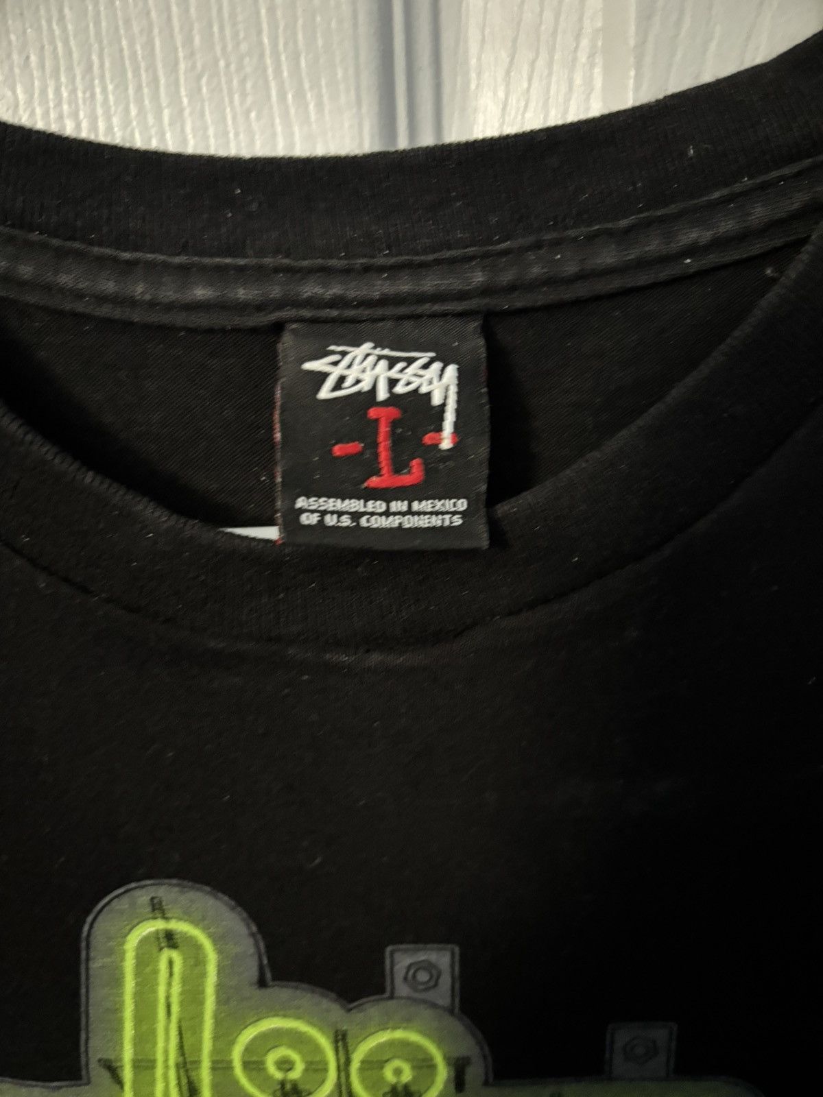 Stussy Neon stussy tee Size US L / EU 52-54 / 3 - 2 Thumbnail