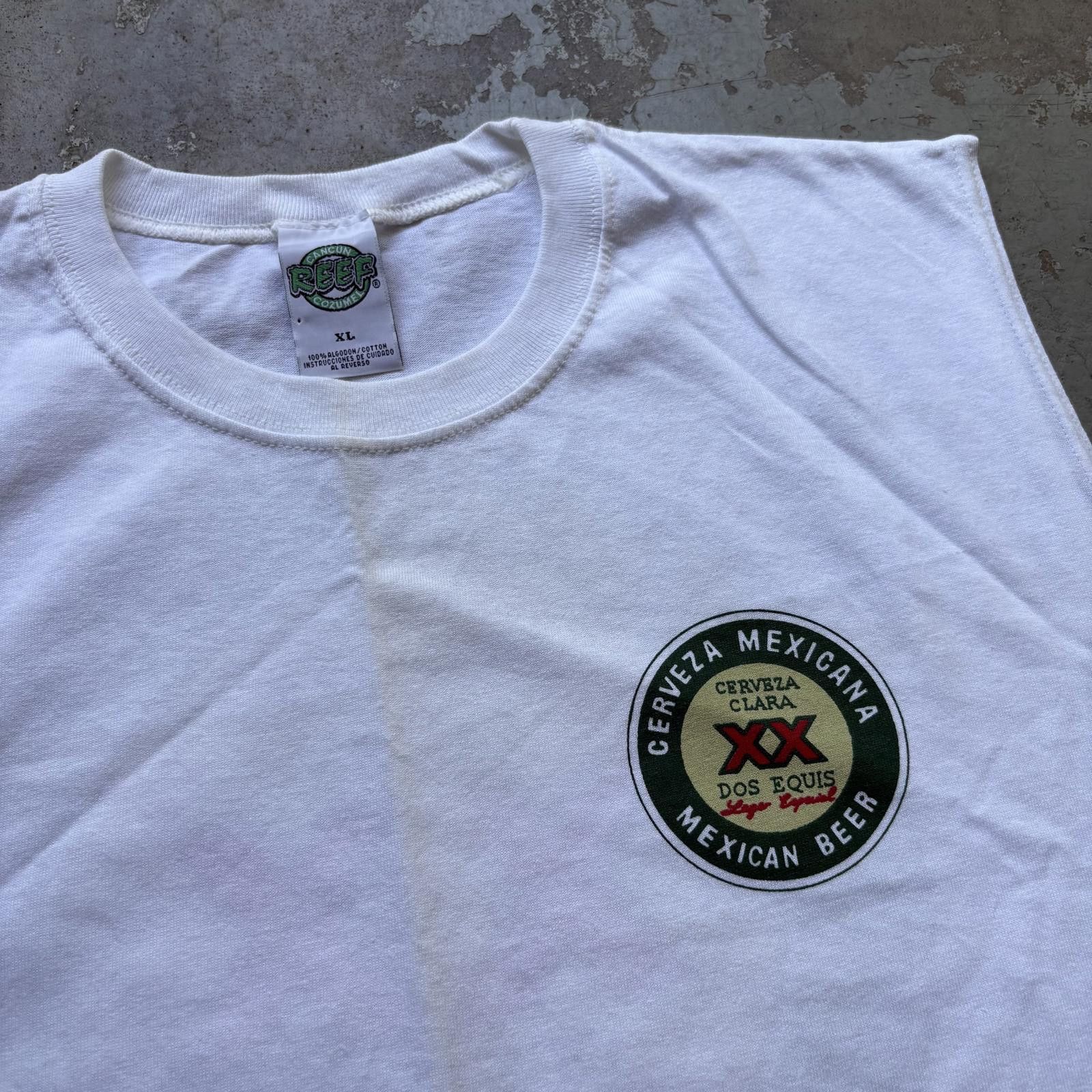 Vintage Vintage 90s Dos Equis Lager Especial Mexican Beer Tank Top Size US XL / EU 56 / 4 - 3 Thumbnail
