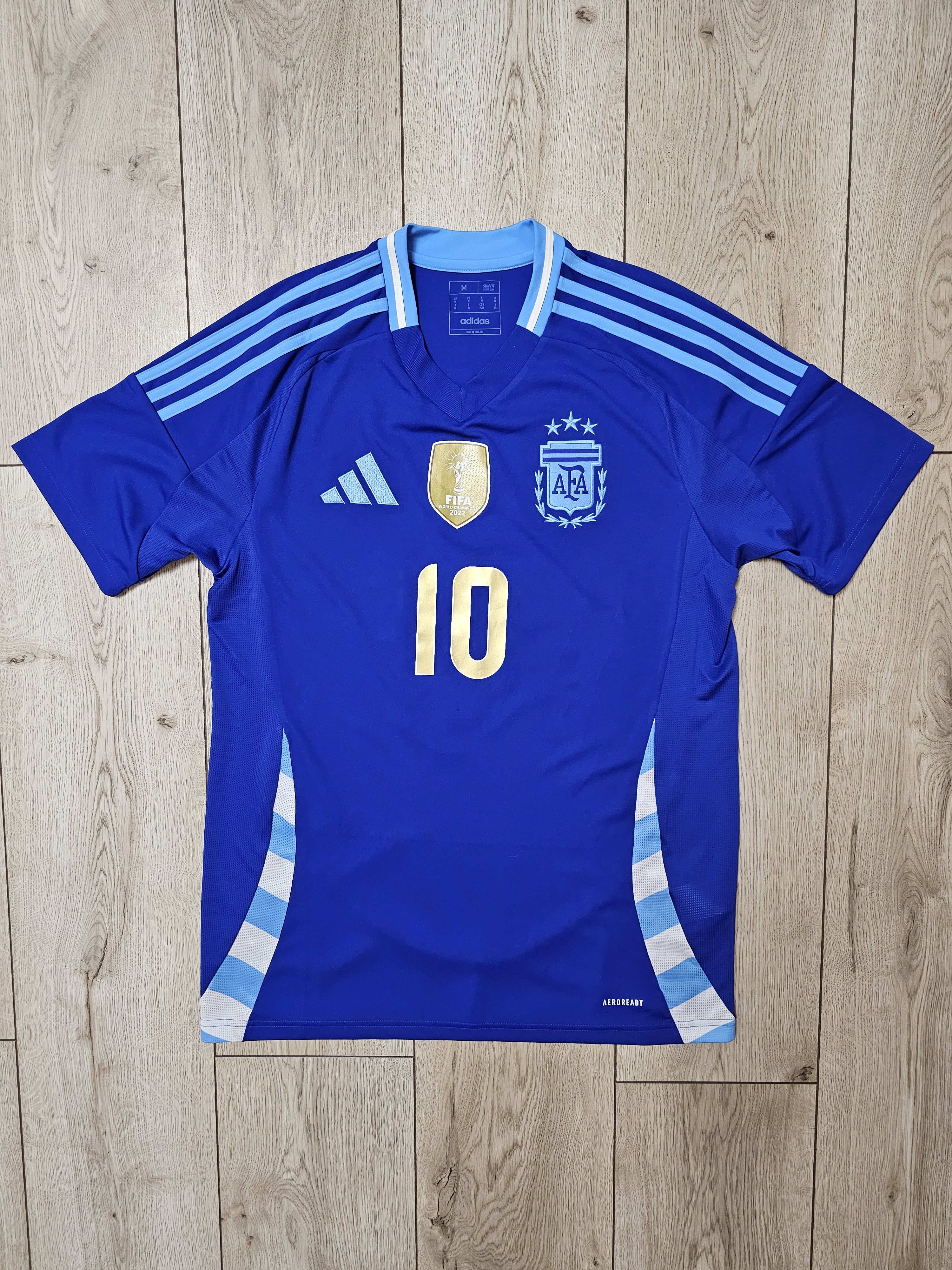 Adidas ARGENTINA 2024 2025 MESSI AWAY FOOTBALL SHIRT SOCCER JERSEY Size US M / EU 48-50 / 2 - 2 Thumbnail