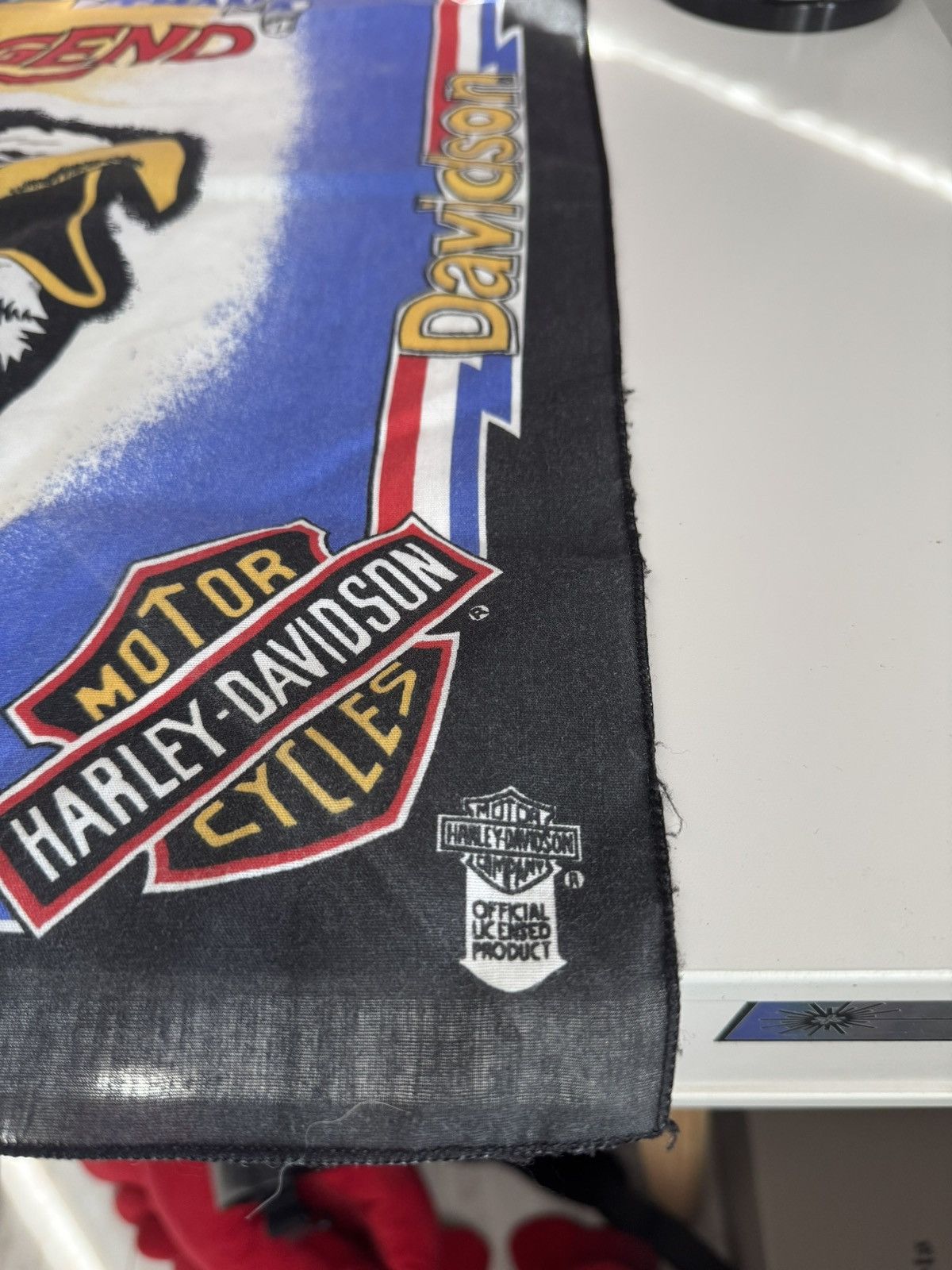 Harley Davidson Vintage Harley Davidson Eagle Wheel Bandana Size ONE SIZE - 7 Thumbnail