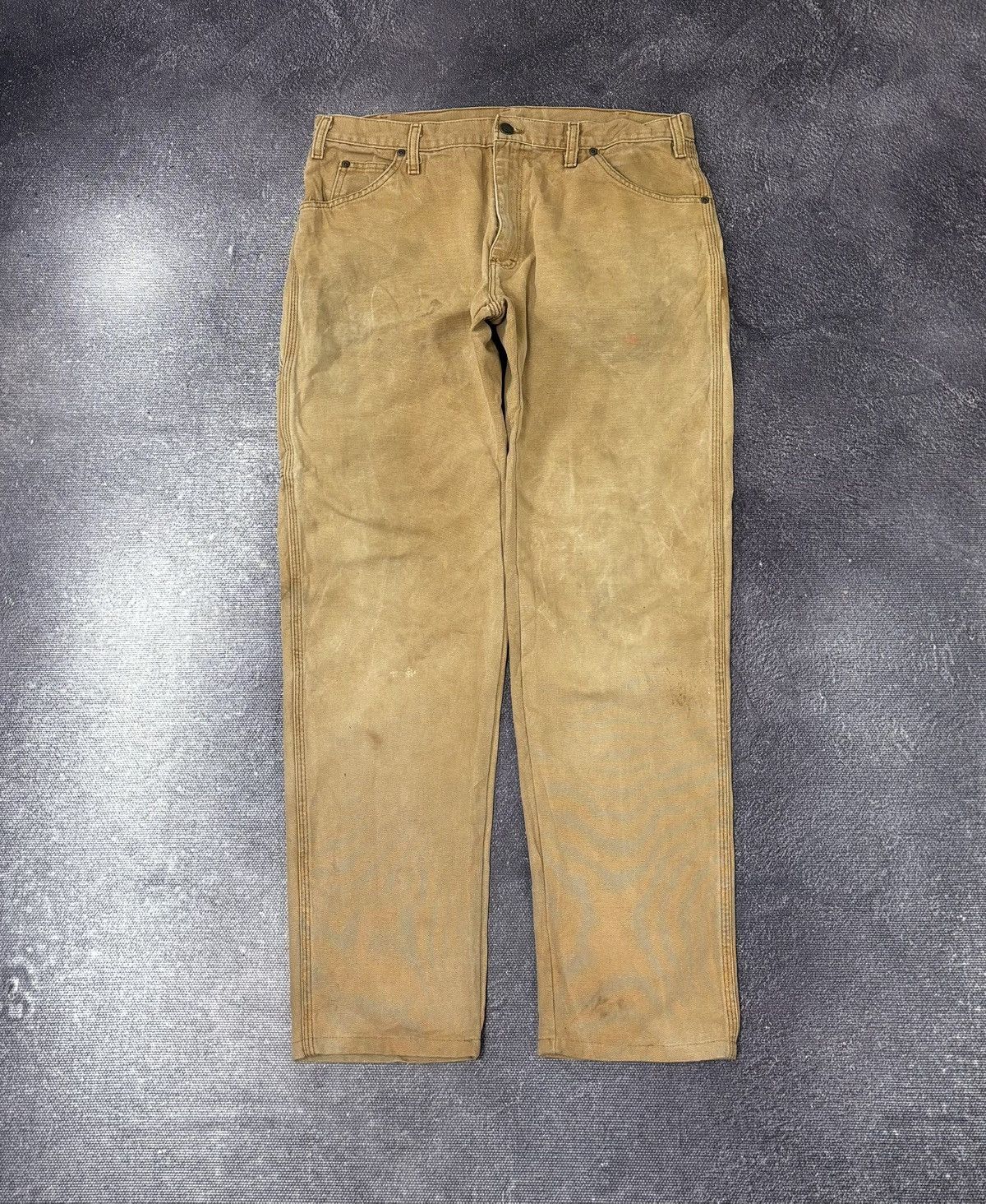 Dickies Vintage Dickies Faded American Denim Work Hype Pants Jeans Size US 36 / EU 52 - 2 Thumbnail