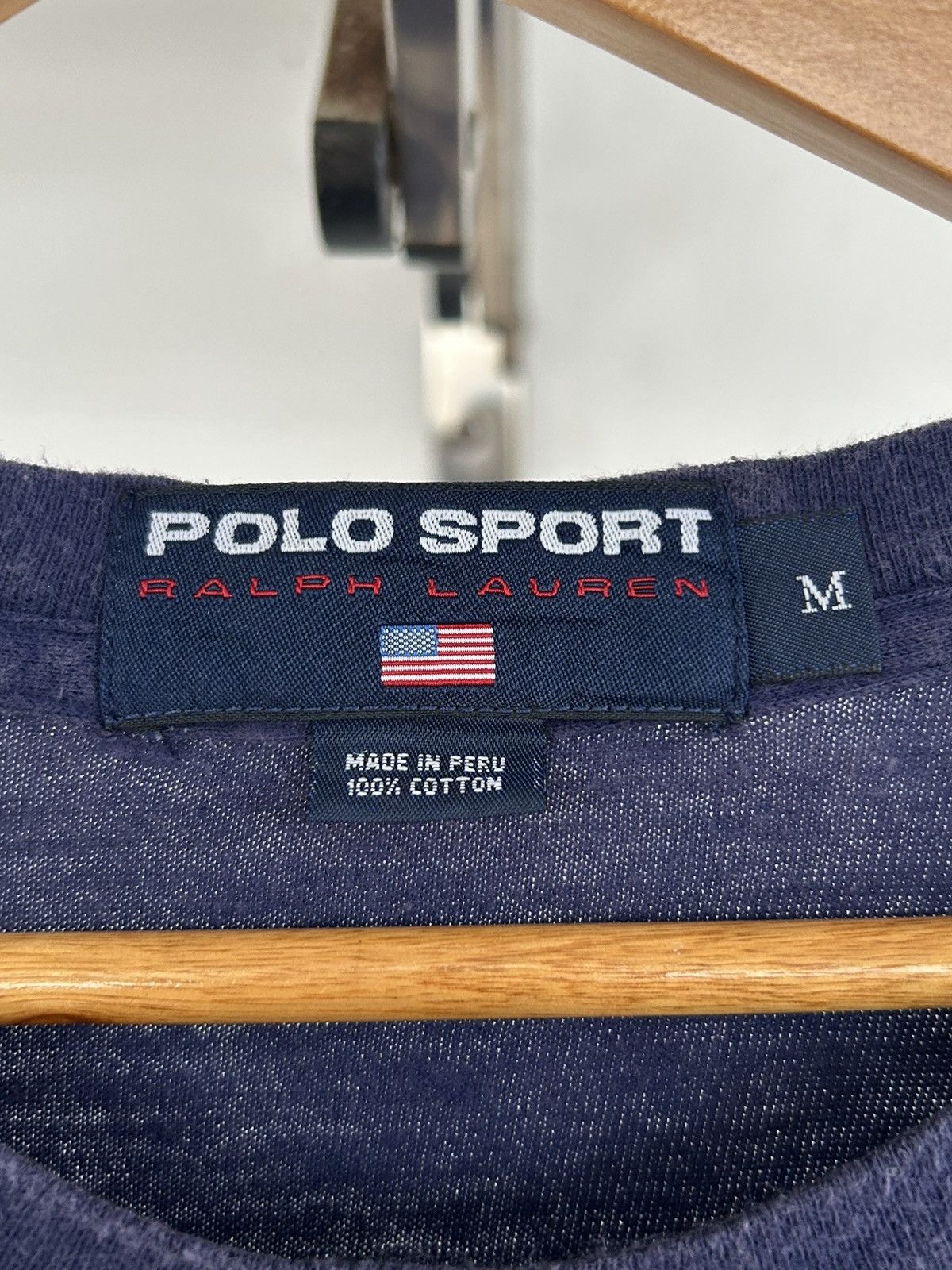Polo Ralph Lauren Polo Sport Vintage Blue Stripe Tee Size US M / EU 48-50 / 2 - 4 Thumbnail