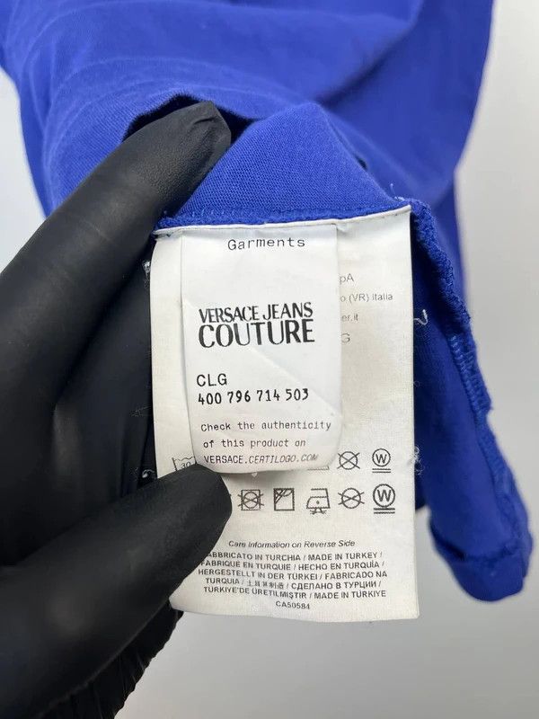 Versace Jeans Couture Versace Jeans Couture Logo T Shirt Blue Mens Size L Size US L / EU 52-54 / 3 - 4 Thumbnail