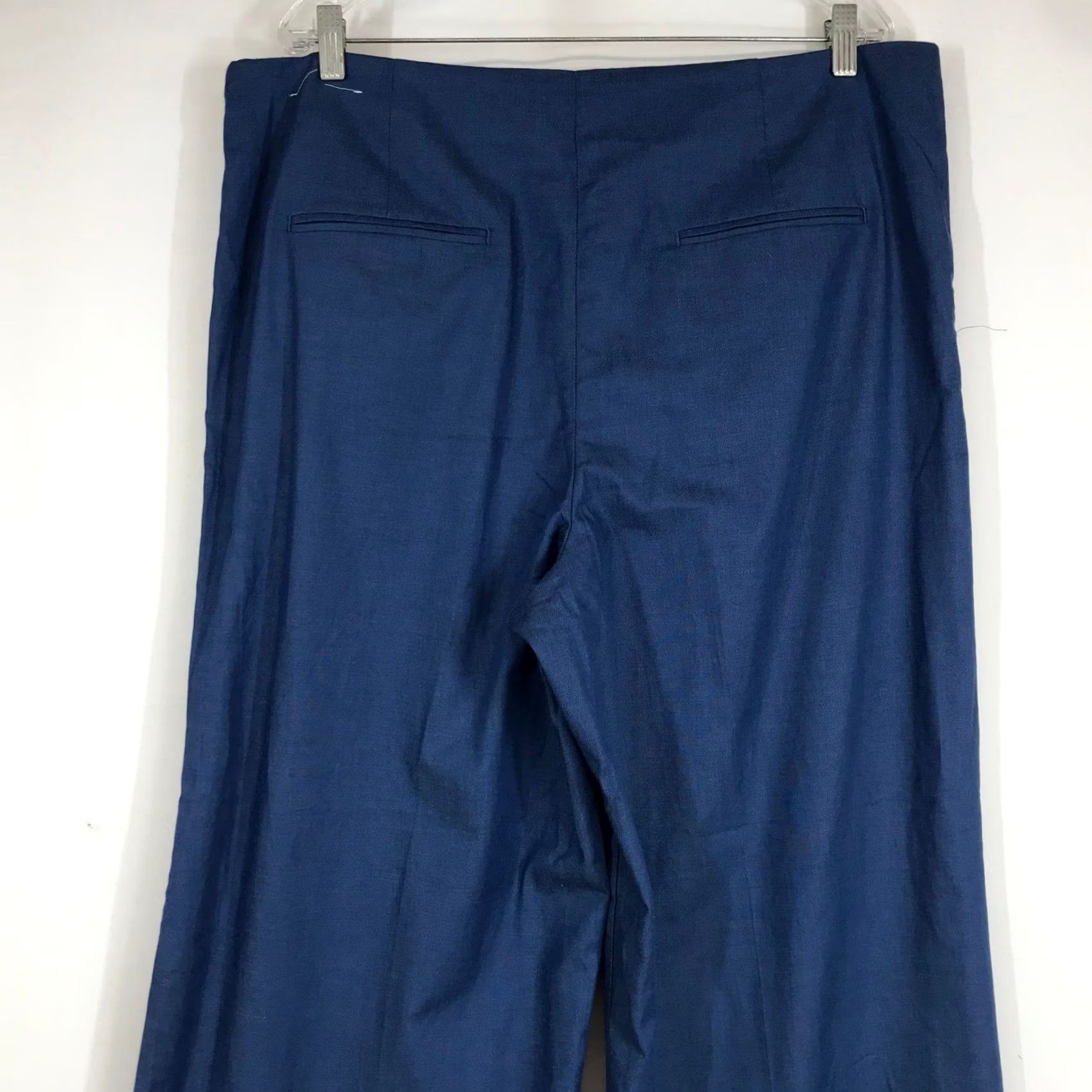 Ann Taylor Ann Taylor Blue Wide Leg Trousers Side Zip Career Pants XL Regular Women Men? Size US 36 / EU 52 - 5 Thumbnail