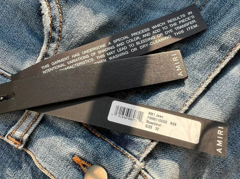 Amiri AmiriMx1 jeans blue 2503-Nextarrow Size US 32 / EU 48 - 6 Thumbnail