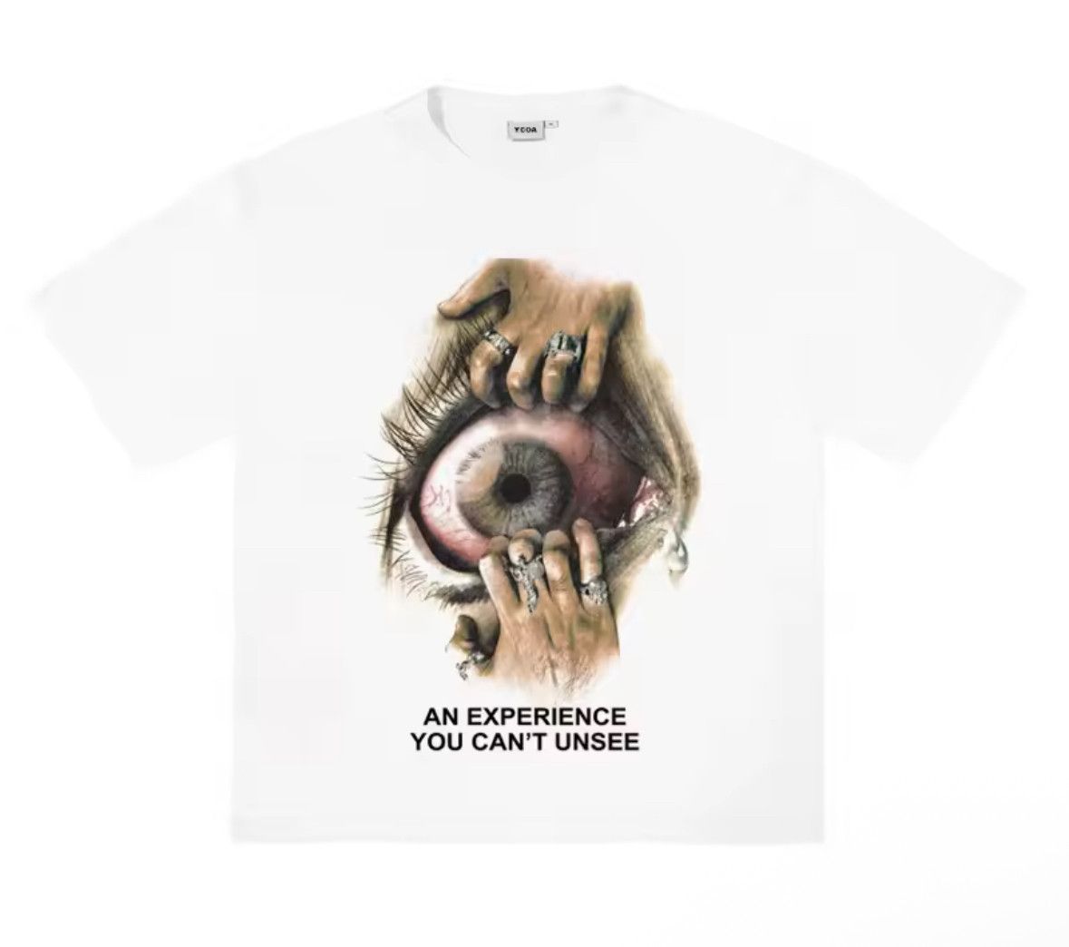 Japanese Brand Retro 90s Streetwear Goth Eyeball T-Shirt Punk Graphic Tees Size US L / EU 52-54 / 3 - 4 Thumbnail