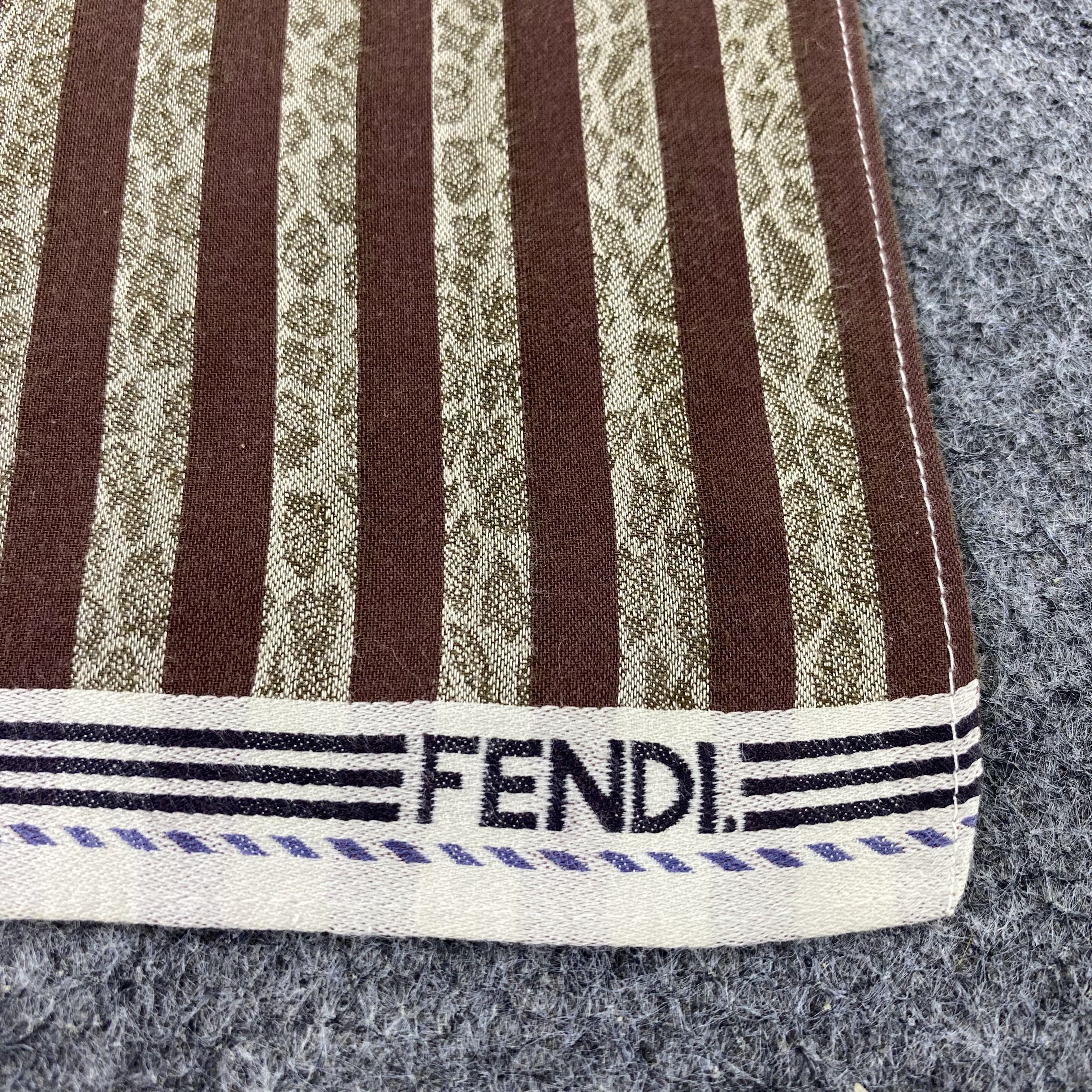 Fendi Fendi Handkerchief Neckerchief Bandana-B1841 Size ONE SIZE - 7 Thumbnail