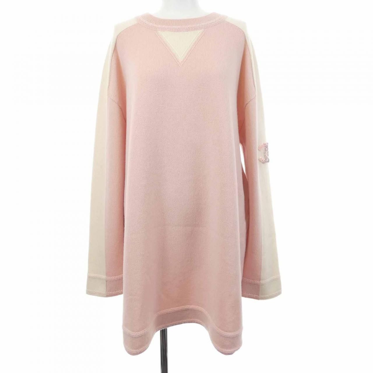 Chanel Chanel Chanel LOOK28 Cashmere Dress Textile Dresses P76434K10983 DUTY FREE for USA Size ONE SIZE - 1 Thumbnail
