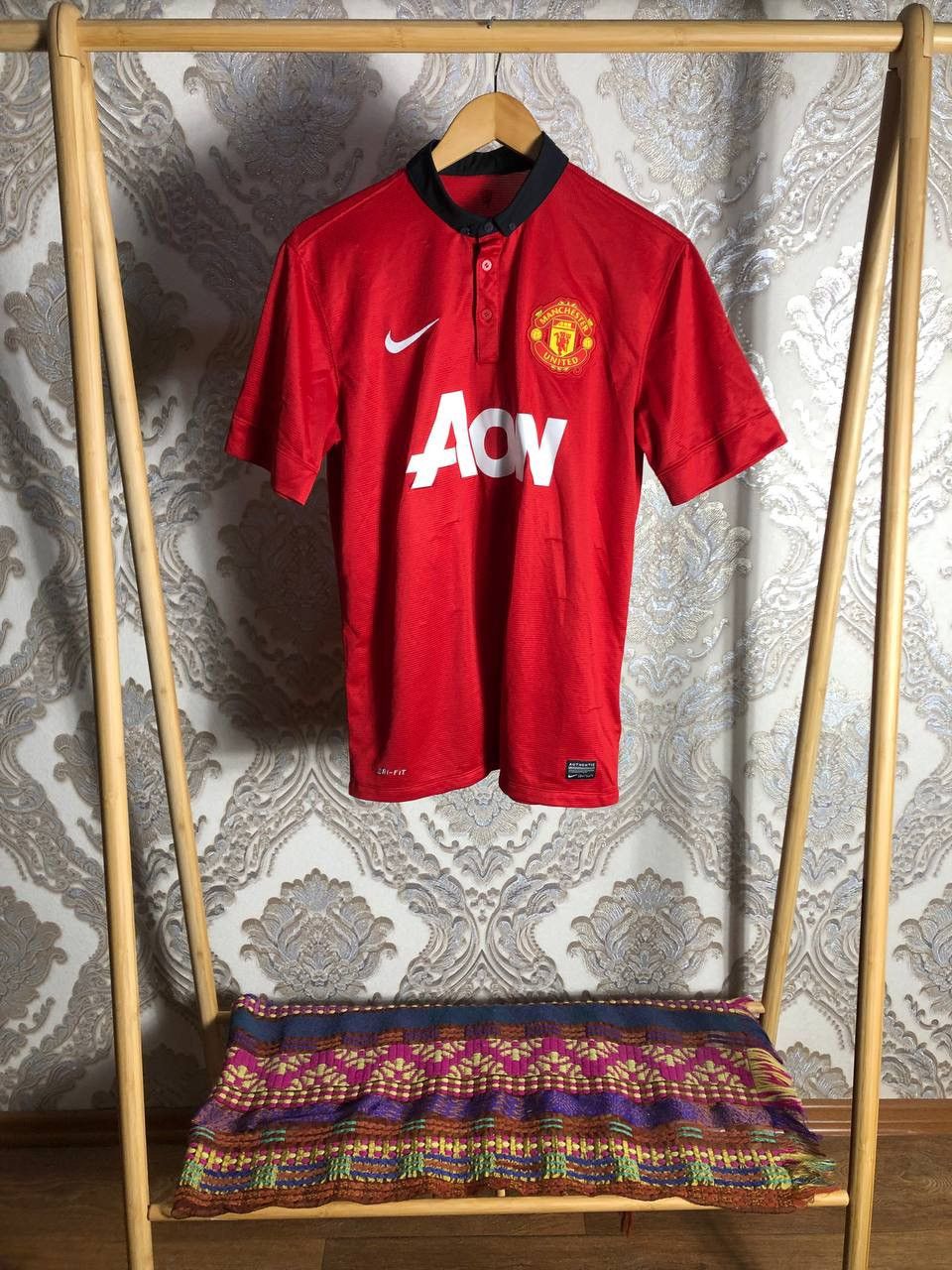 Nike VINTAGE NIKE FC MANCHESTER UNITED ENGLAND SOCCER JERSEY 90s Size US M / EU 48-50 / 2 - 2 Thumbnail