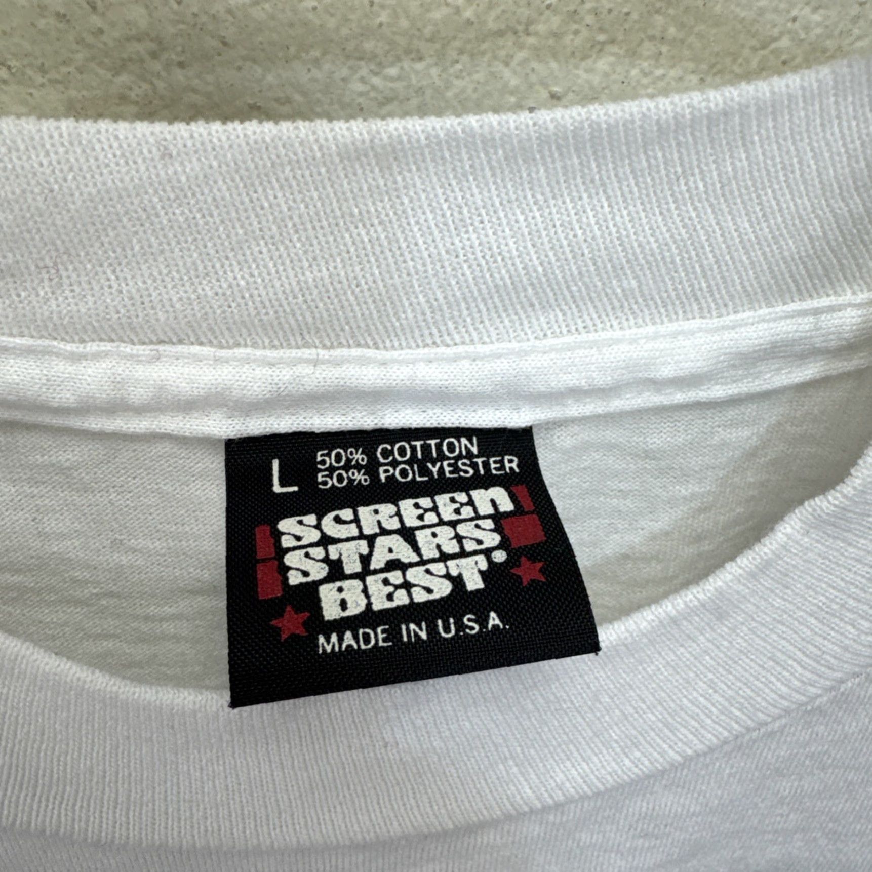 Vintage VINTAGE Mike Tyson vs. Carl Williams 1989 Boxing T-Shirt Large White Cotton Crew Neck Short Sleeve Logo 80s Sports Mens Shirt Size US L / EU 52-54 / 3 - 3 Thumbnail