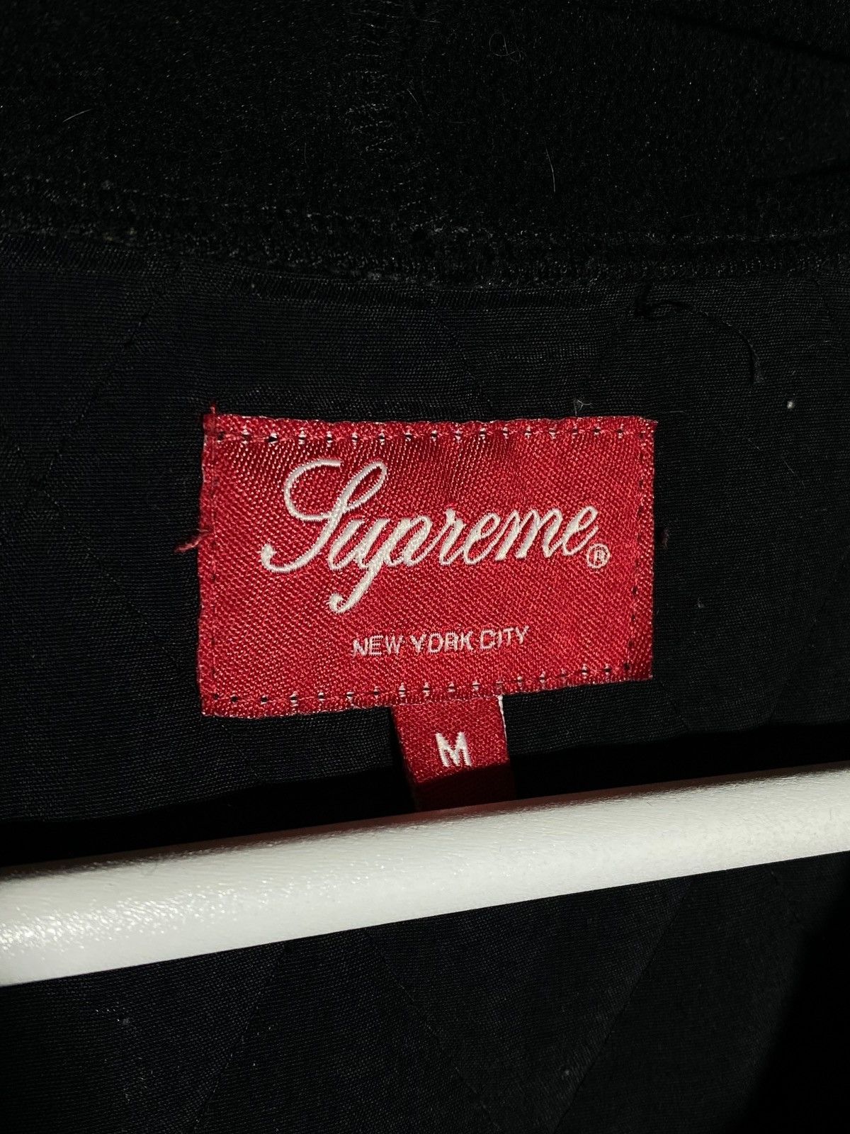 Supreme Supreme Hooded Fleece Nylon Shirt Jacket Black Size US M / EU 48-50 / 2 - 16 Thumbnail