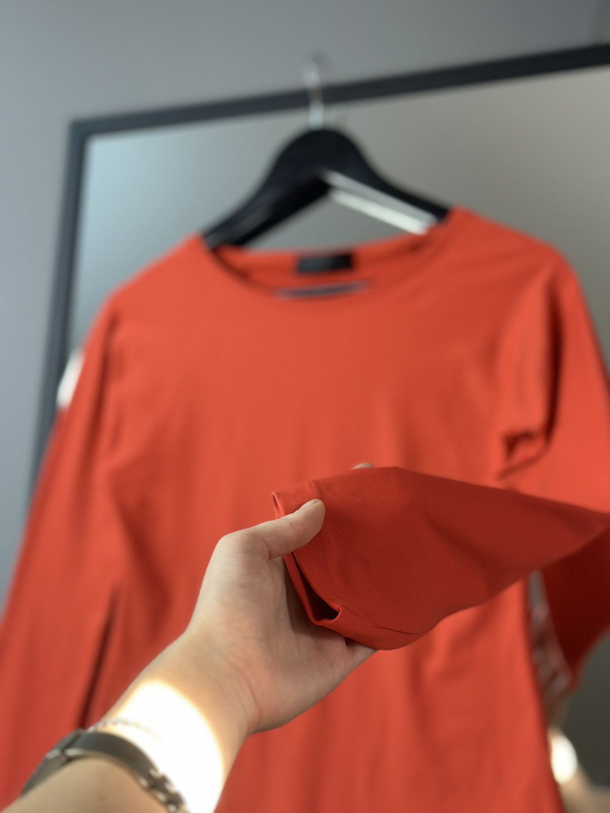Dolce & Gabbana ISCHIKO OSKA Oversized Orange Long Sleeve Tunic Top sz 46 Size US M / EU 48-50 / 2 - 4 Thumbnail