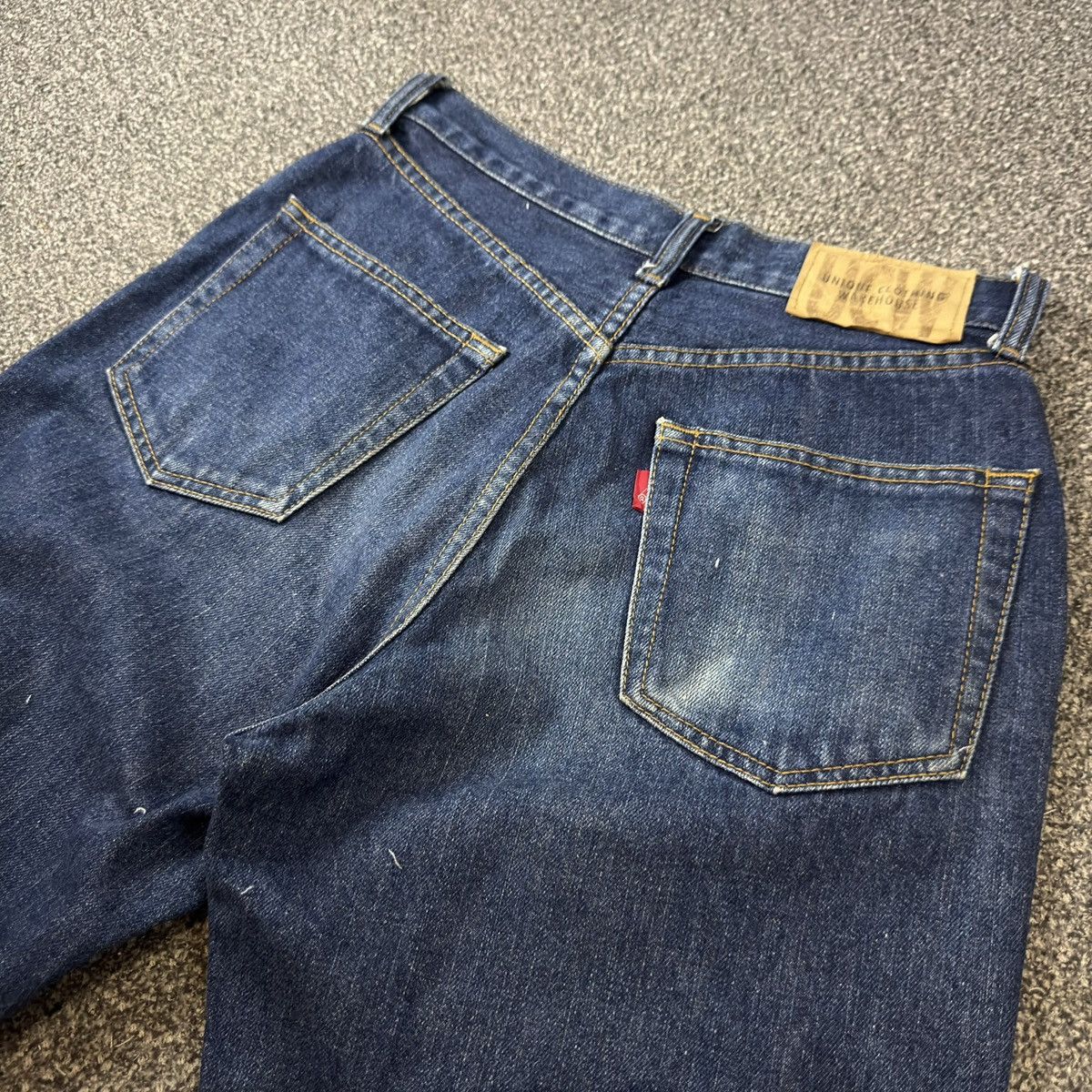 Warehouse 🔥🇯🇵 Vintage 90s Japanese Indigo Blue Warehouse Archive Jeans Size US 27 - 9 Thumbnail