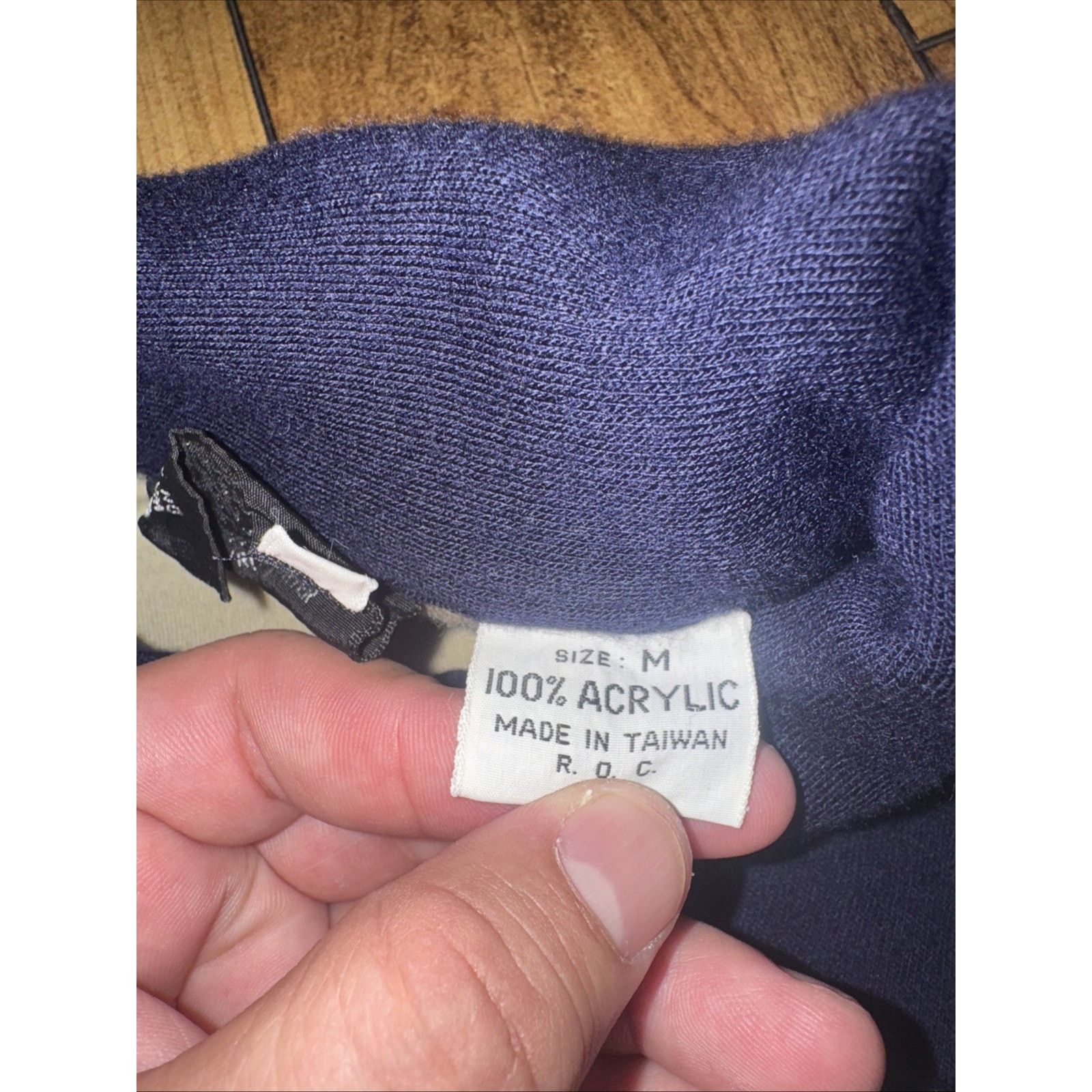 Vintage WIN Los Angeles Vintage Track Jacket Cream Navy Zip-Up M Size US M / EU 48-50 / 2 - 5 Thumbnail