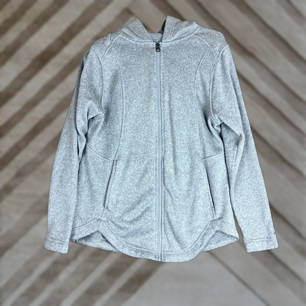 Eddie Bauer Eddie Bauer Womens Jacket Gray Full Zip Hooded Pockets Body Warmer Large Size L / US 10 / IT 46 - 1 Thumbnail