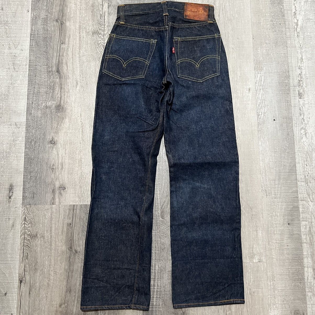 image of VTG Levis 1950S Hidden Rivet Dark Wash Selvedge 503Z Jeans in Blue, Men's (Size 26)