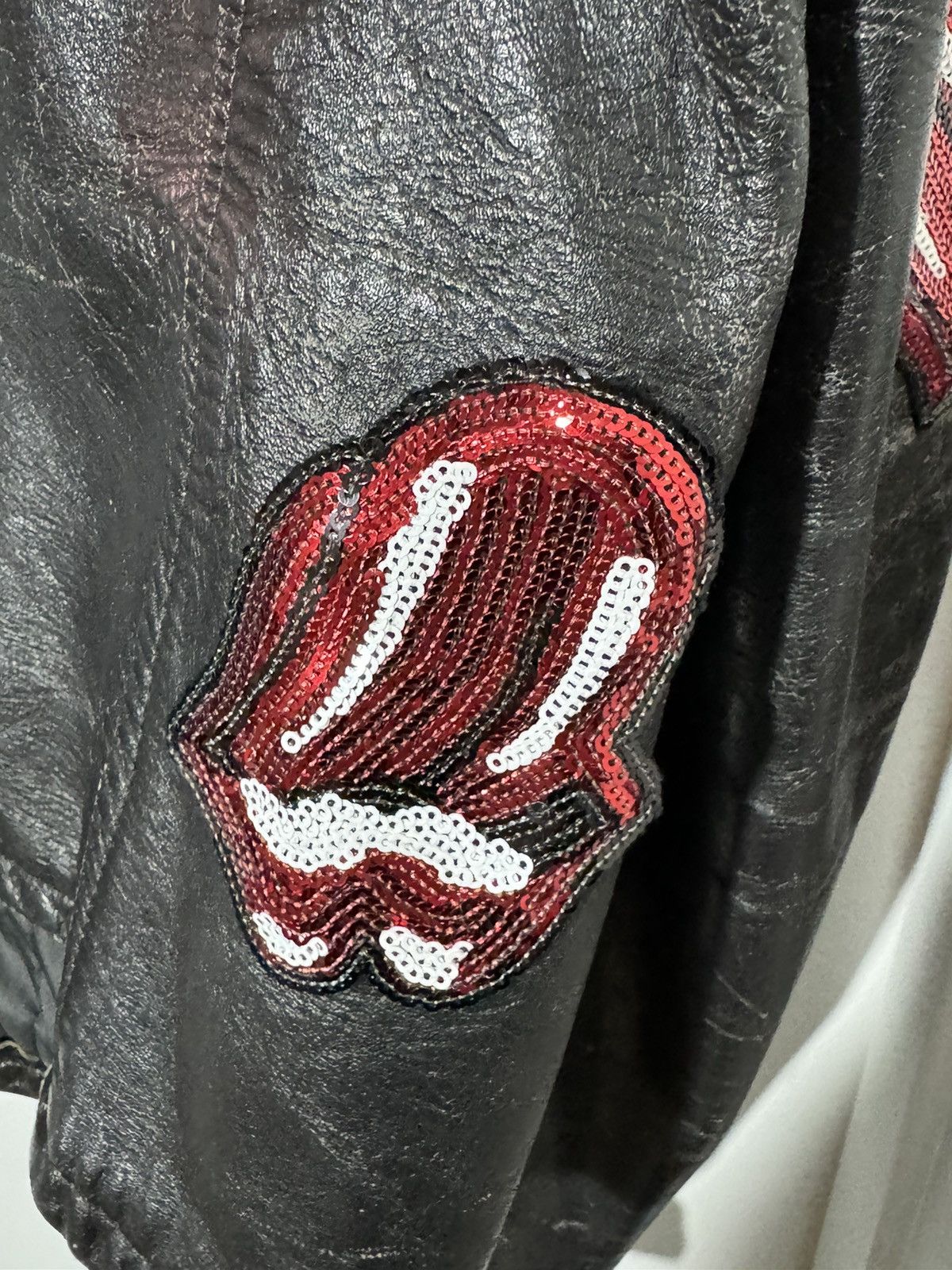 MadeWorn MadeWorn Rolling Stones Leather Jacket XL NWT Rare Size US XL / EU 56 / 4 - 12 Thumbnail