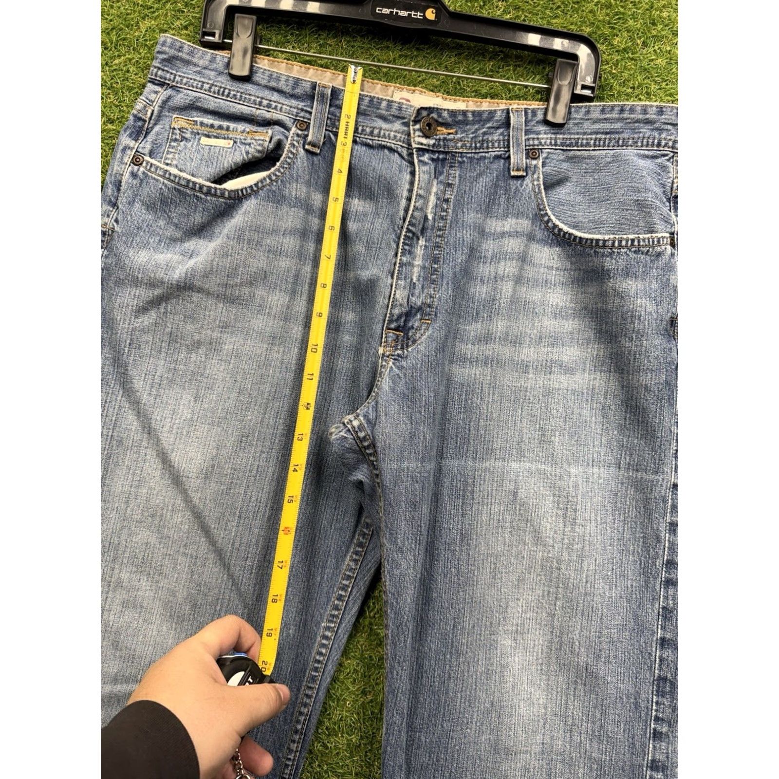 Vintage Buckle Jeans Mens 38 Bootcut Light Wash Denim Casual Workwear 5-Pocket Regular Fit Buckle BKE 67 Cowboy Denim Jeans Mens 38 Blue Children: Mens Size US 38 / EU 54 - 7 Thumbnail