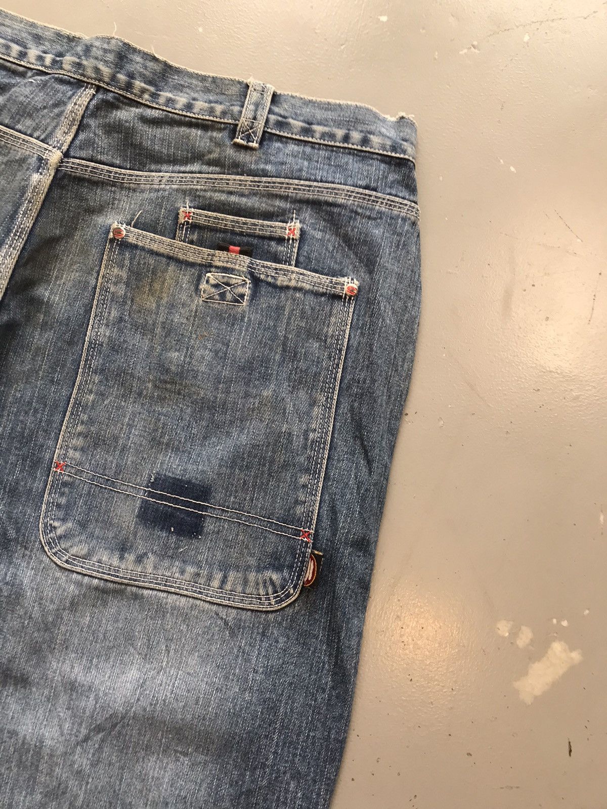 Ecko Unltd. × Vintage Vintage Ecko UNLTD baggy fit big pockets cargodenim Size US 41 - 12 Thumbnail